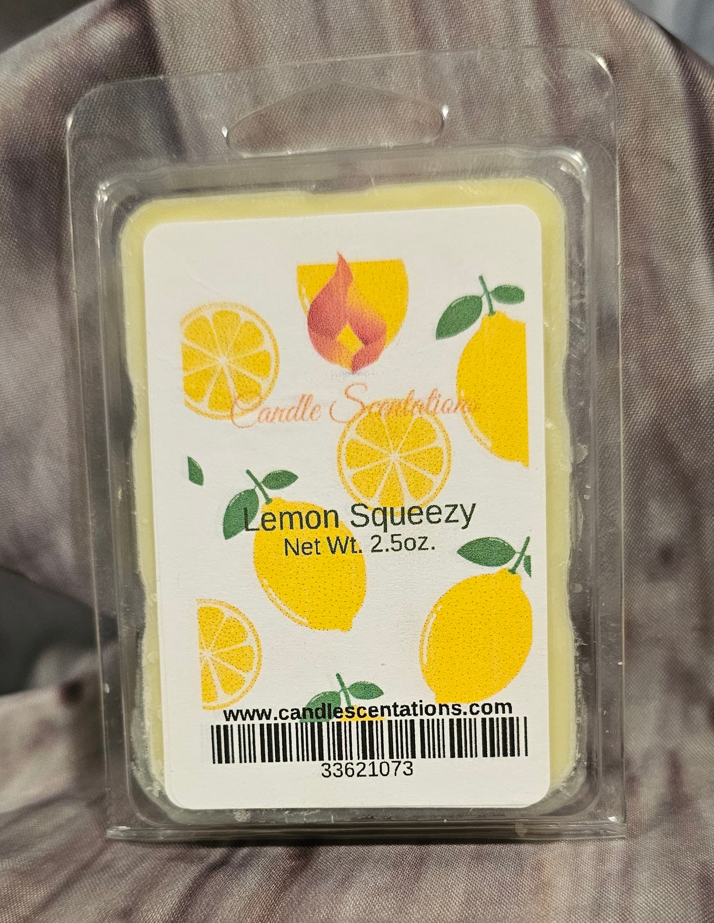 Lemon Squeezy 2.5oz. Wax Melt - Candle Scentations