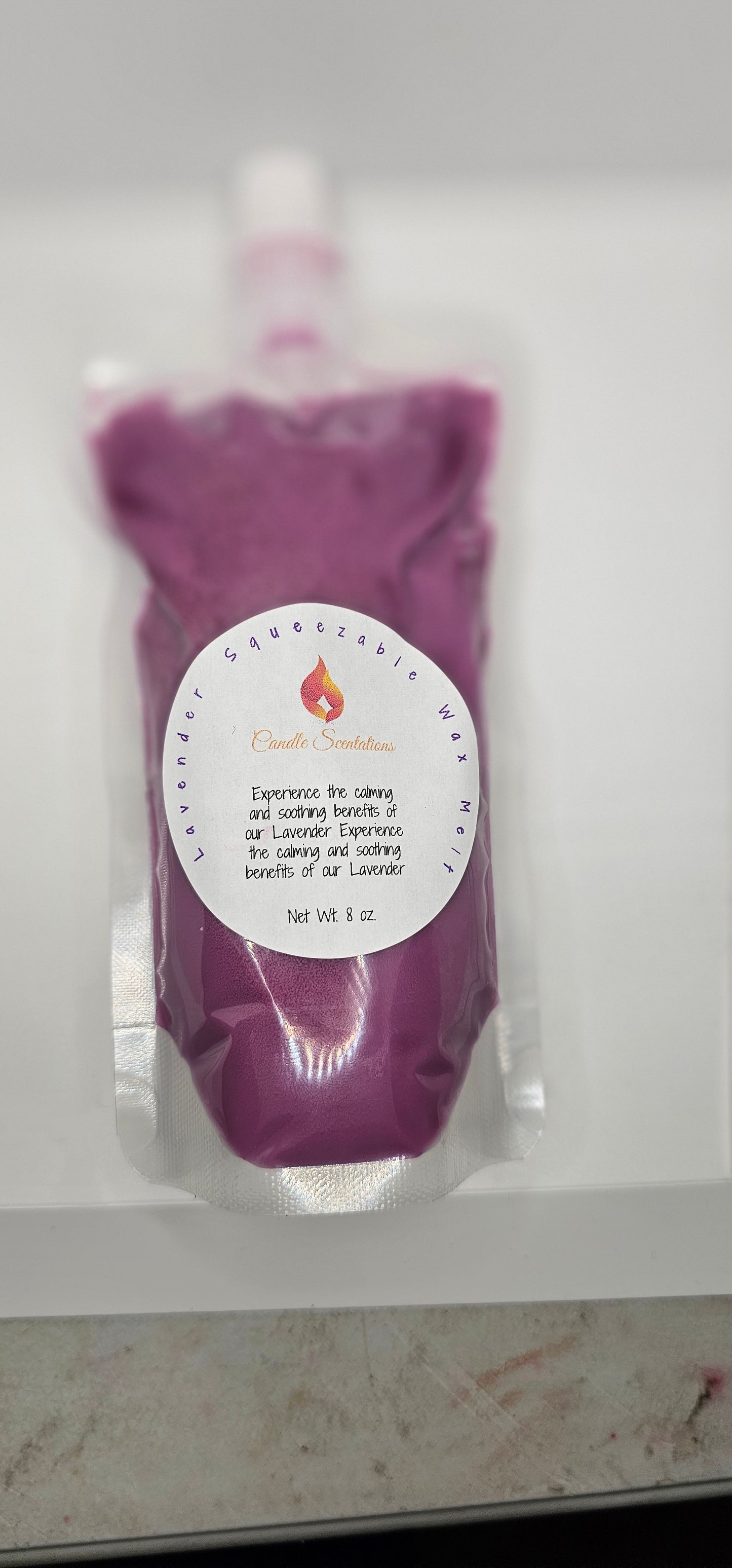 Lavender Squeezable Wax Melt 8 oz. - Candle Scentations