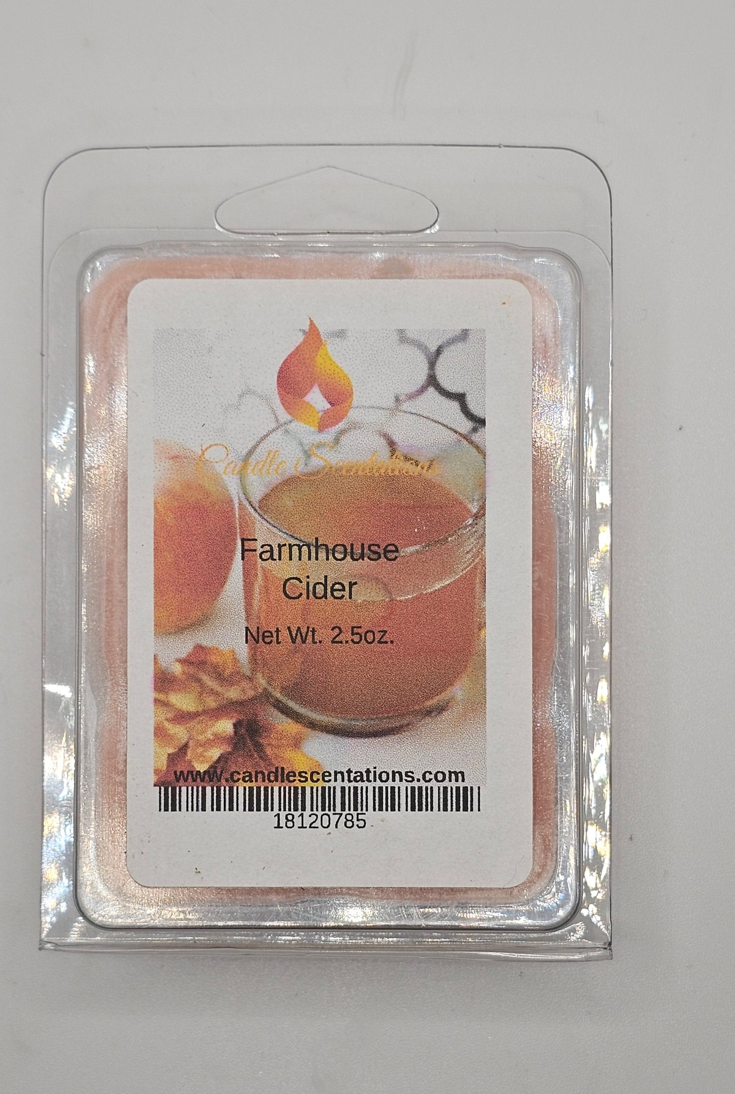 Farmhouse Cider 2.5.oz. Wax Melt - Candle Scentations