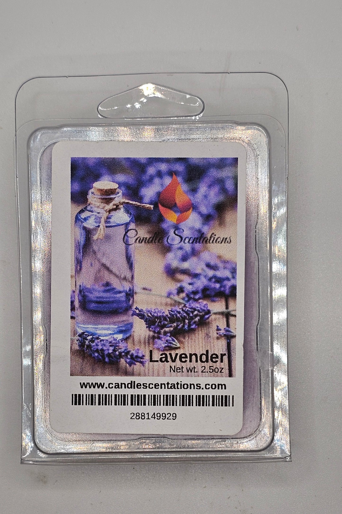 Lavender 2.5oz. Wax Melt - Candle Scentations