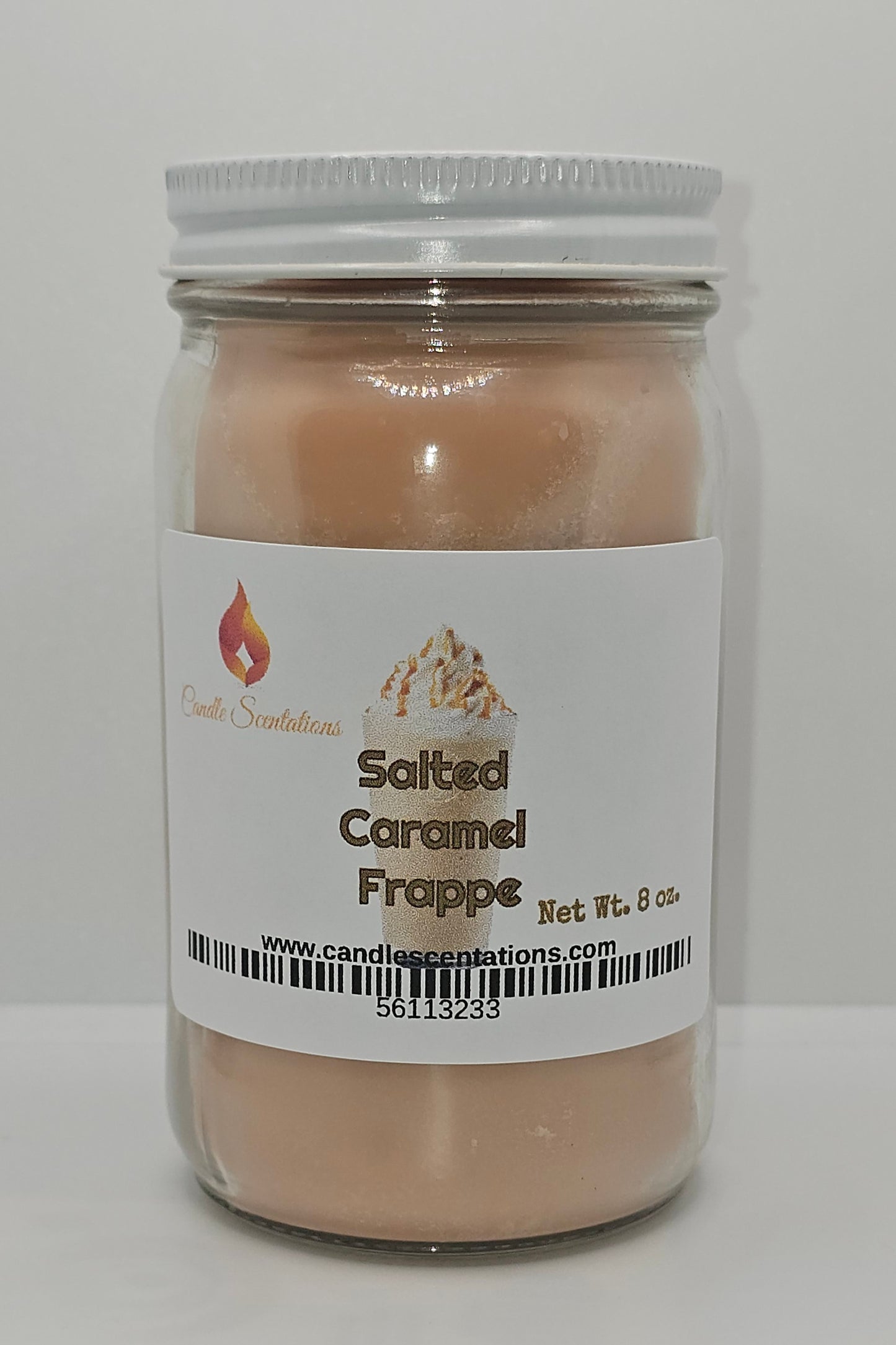 Salted Caramel Frappe 8 oz. Candle