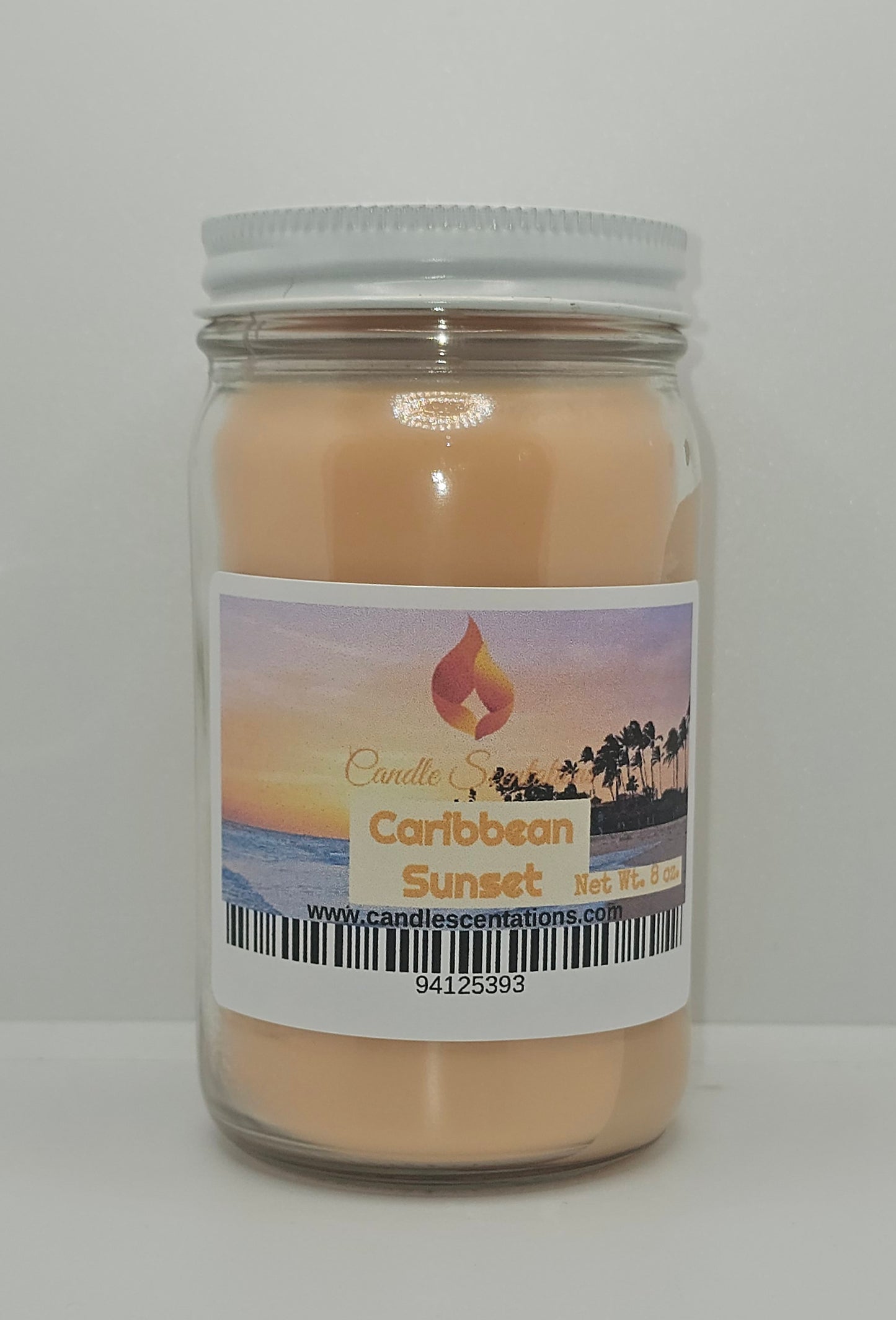 Caribbean Sunset 8 oz. Candle