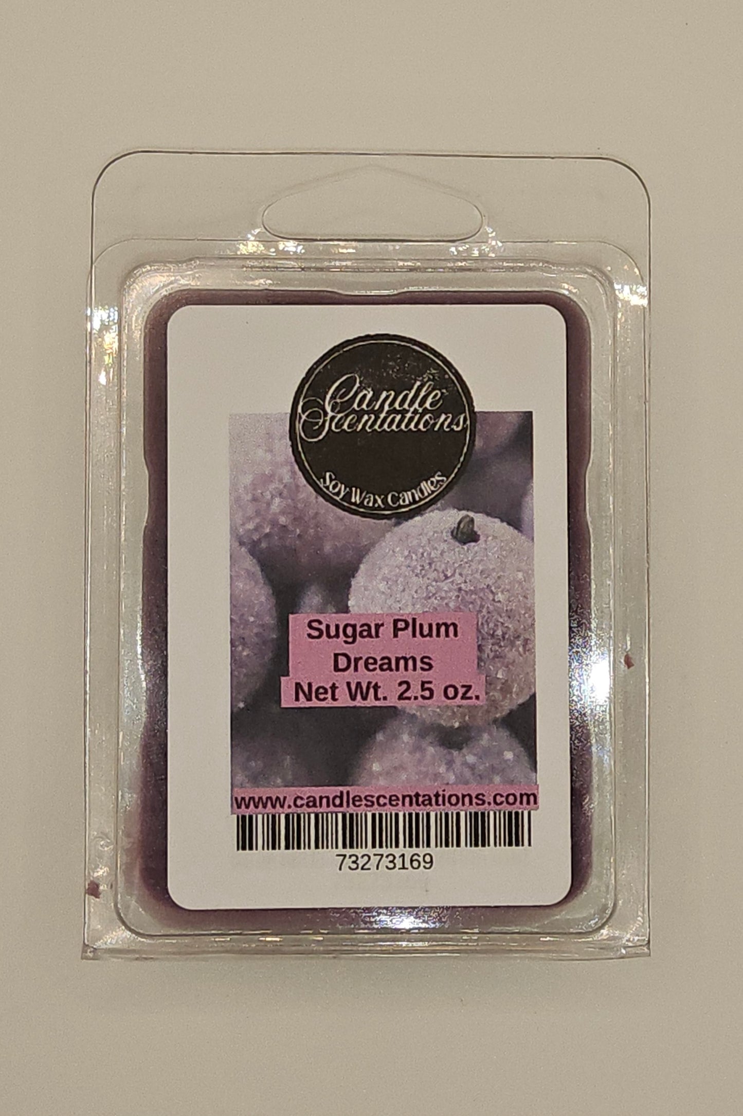 Sugar Plum Dreams 2.5oz. Wax Melt