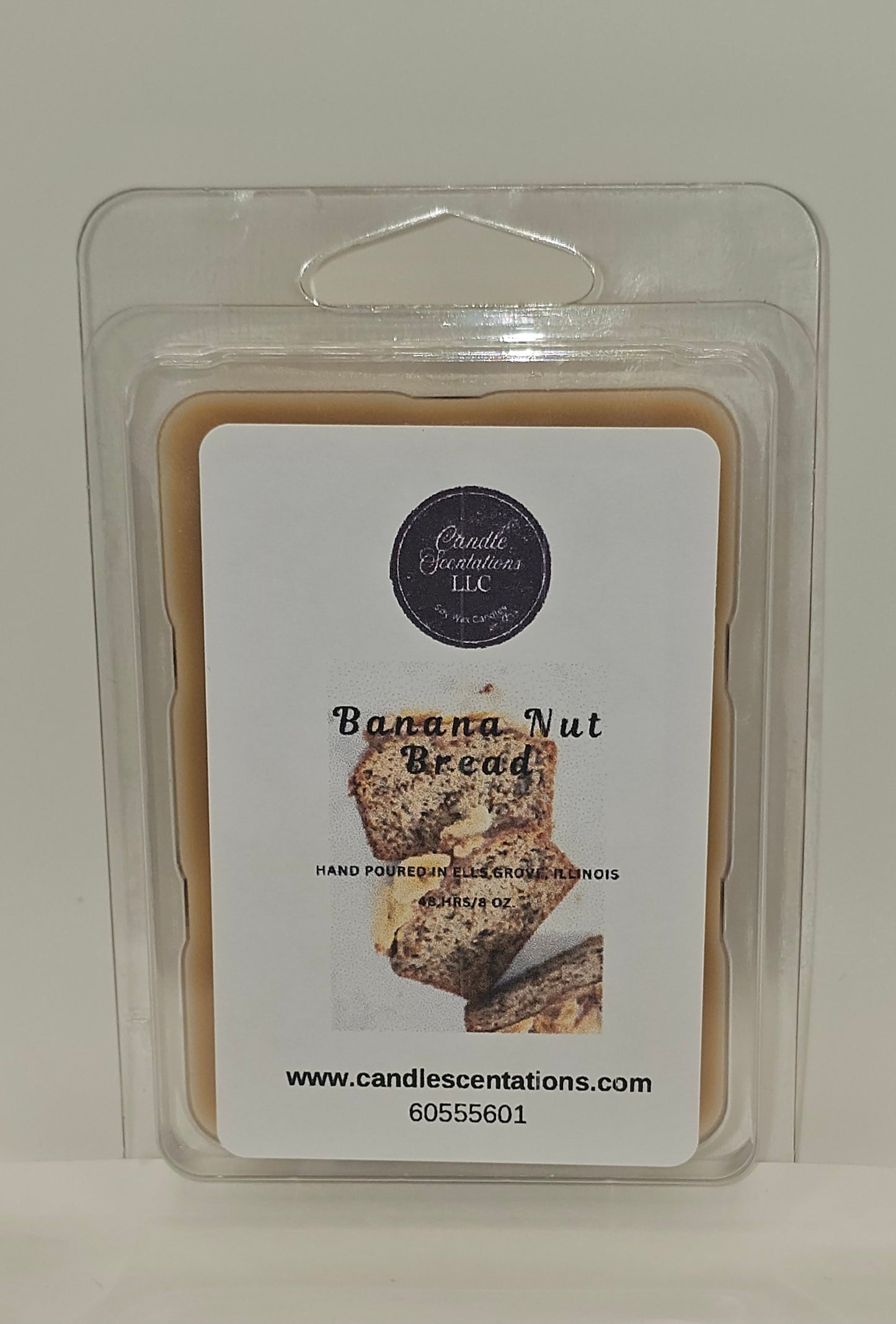 Banana Nut Bead 2.5oz. Wax Melt