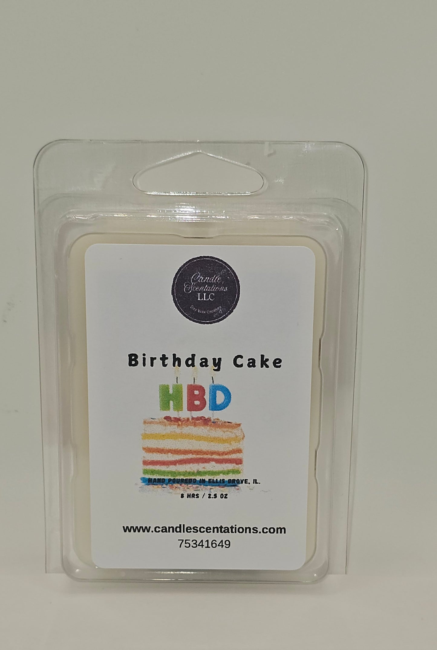 Birthday Cake 2.5oz. Wax Melt