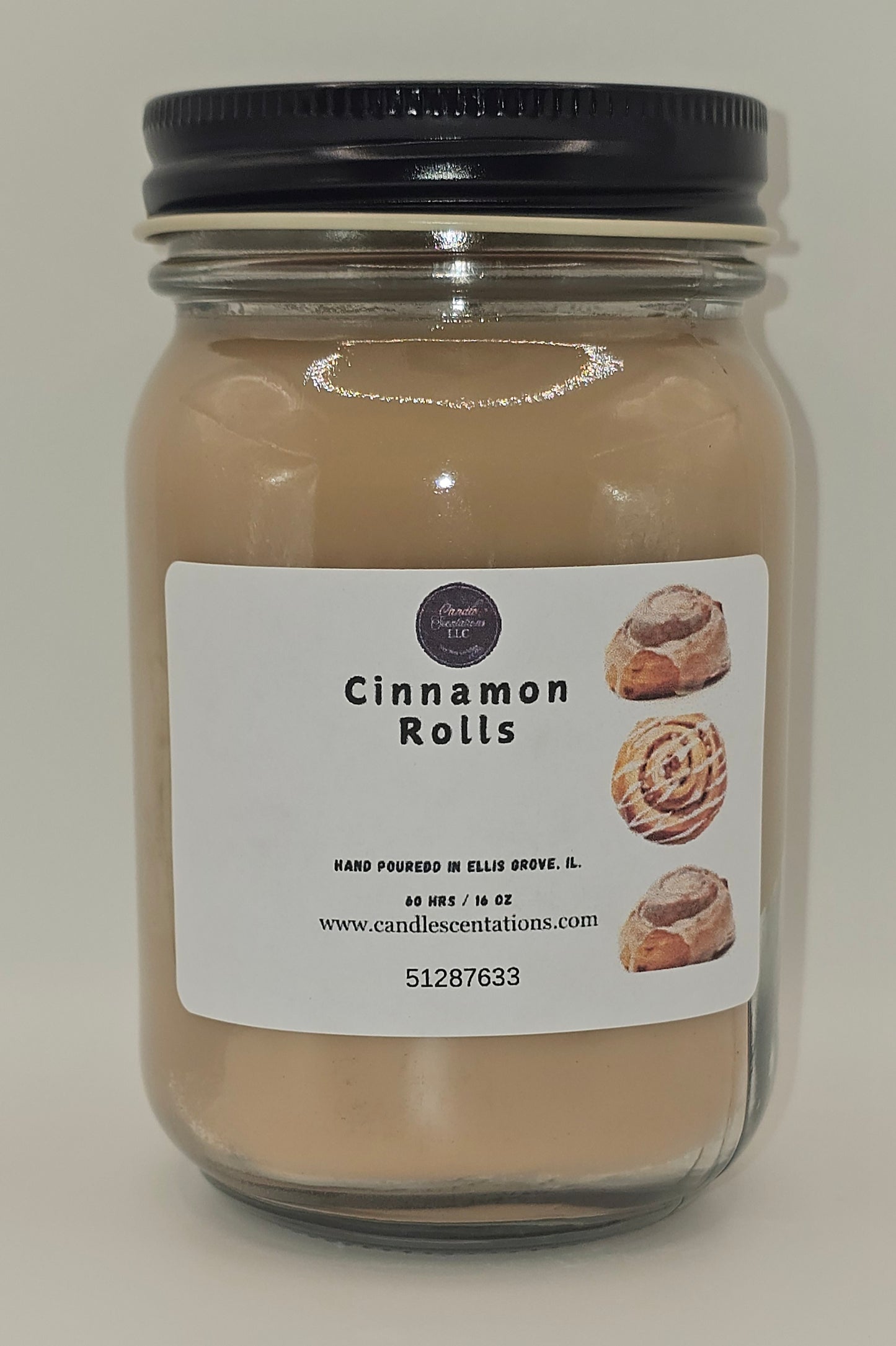 Cinnamon Rolls 16oz.Candle