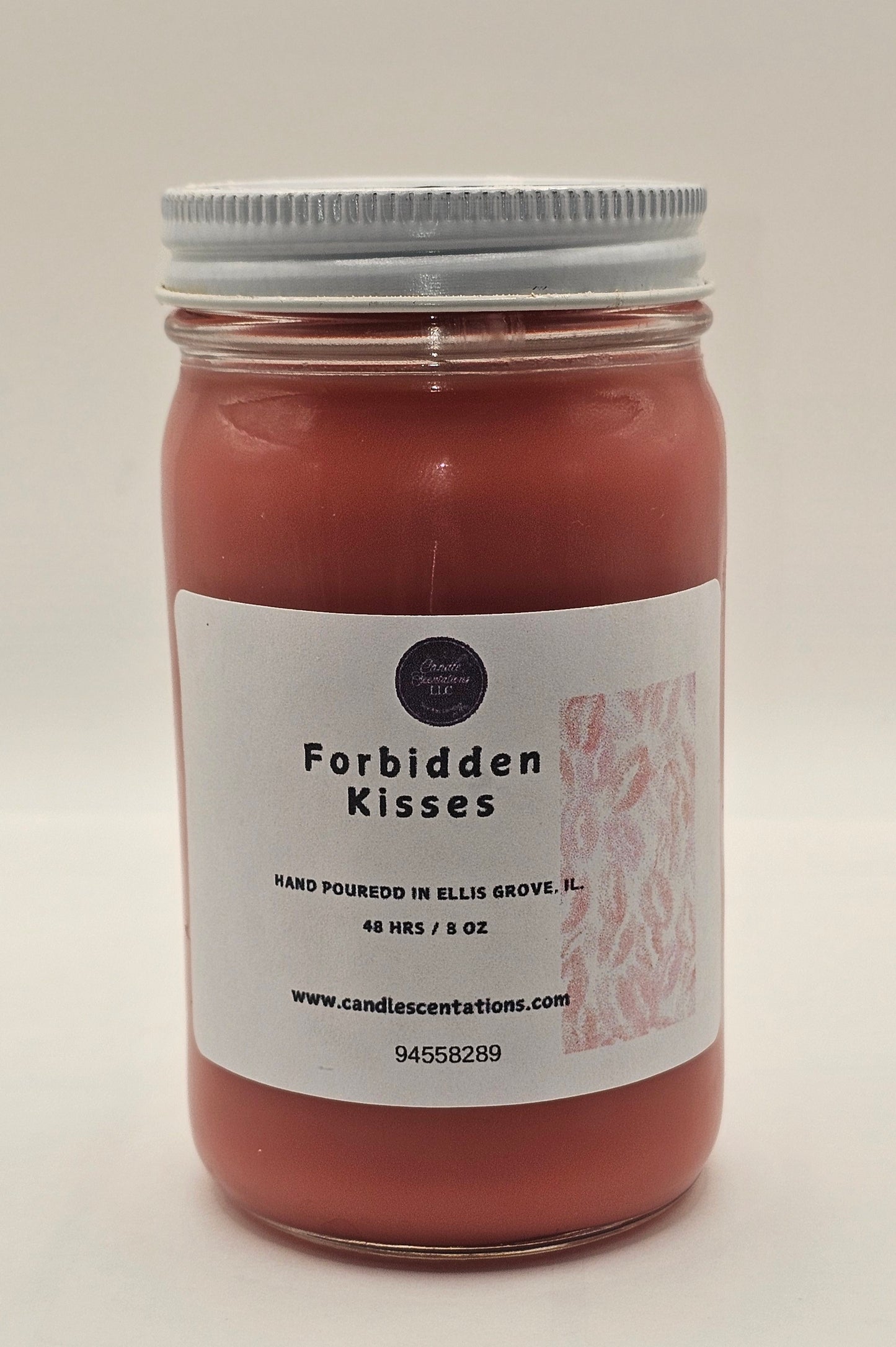 Forbidden Kisses 8 oz. Candle