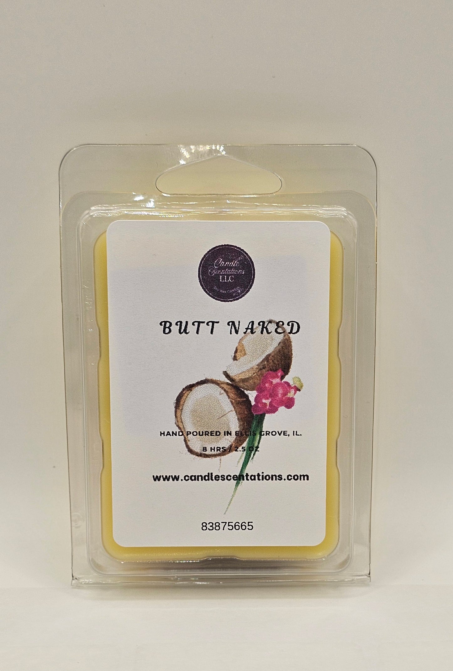 Butt Naked 2.5oz Wax Melt