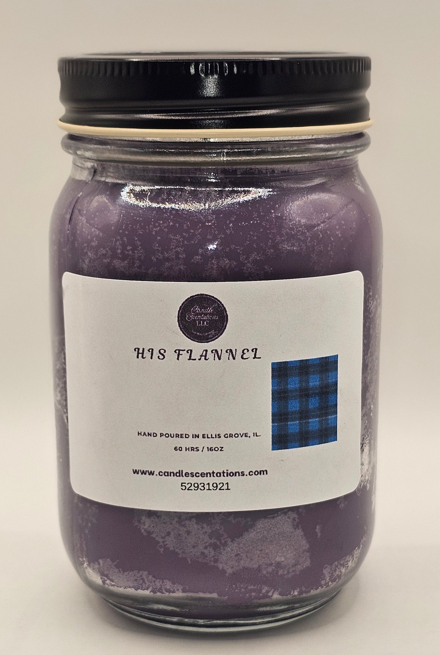 His Flannel 16 oz. Candle