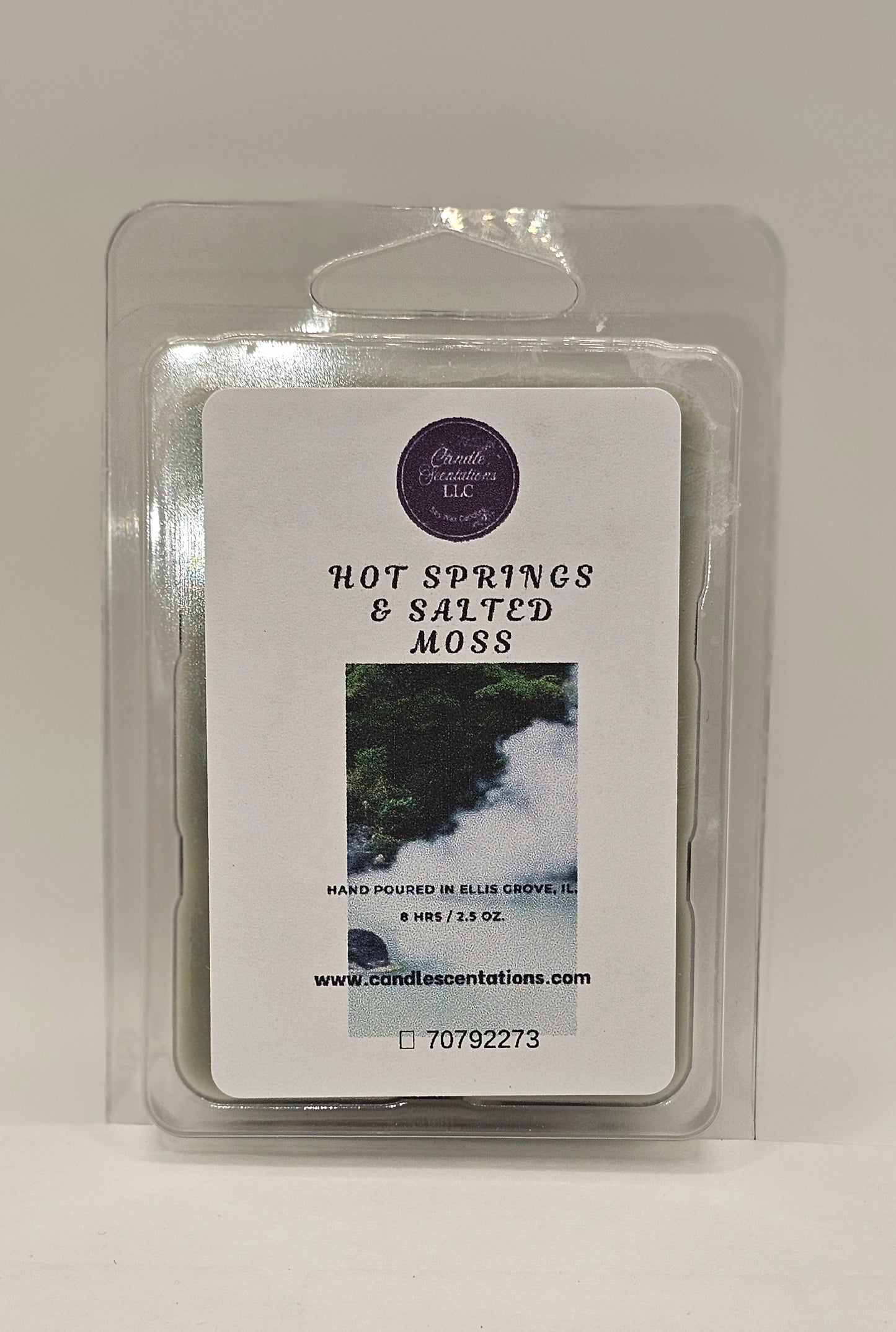 Hot Springs & Salted Moss(type) 2.5oz.Wax Melt