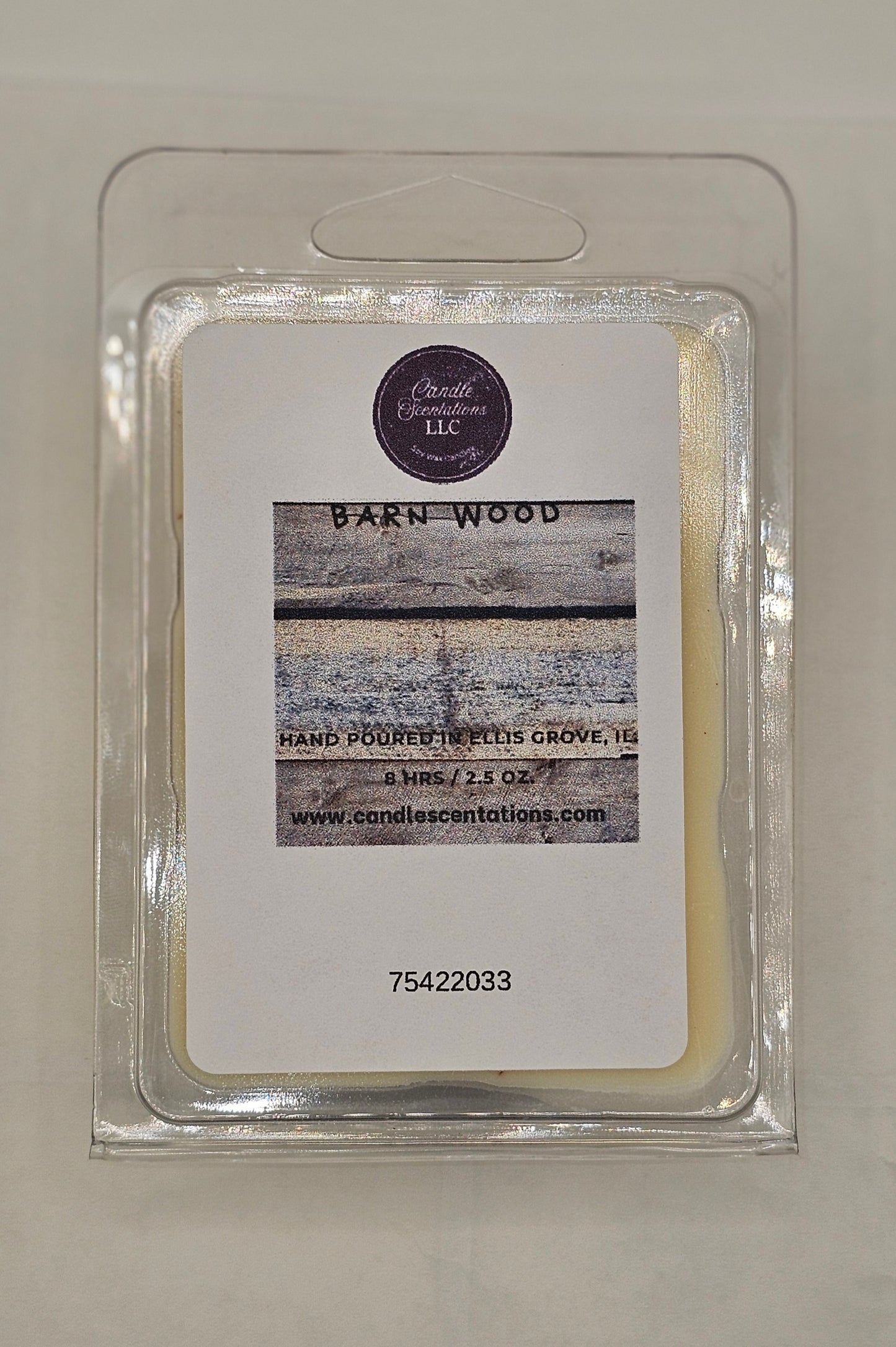 Barn Wood 2.5oz. Wax Melt