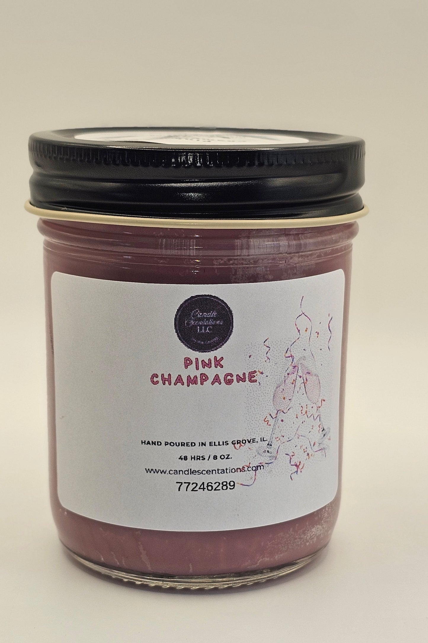 Pink Champagne 8oz. Candle