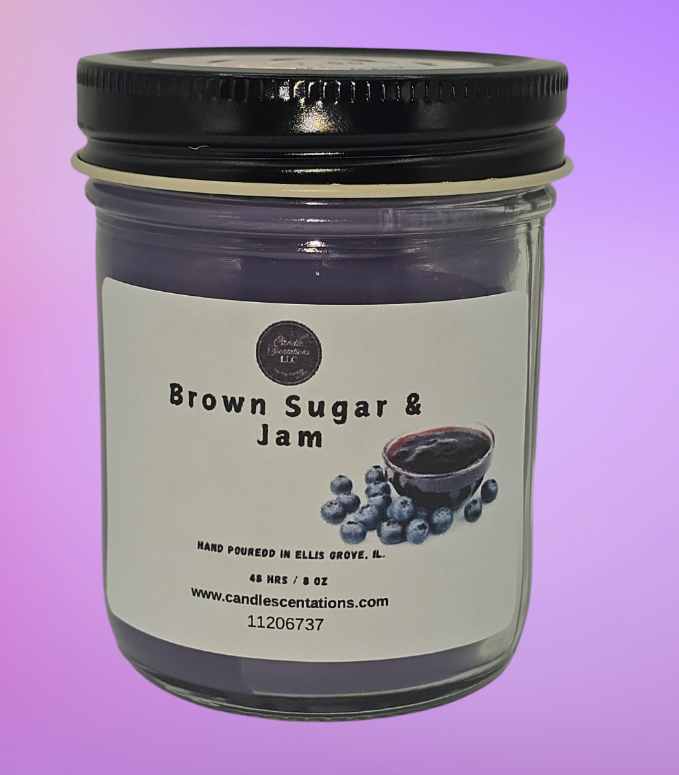 Brown Sugar & Jam 8oz. Candle