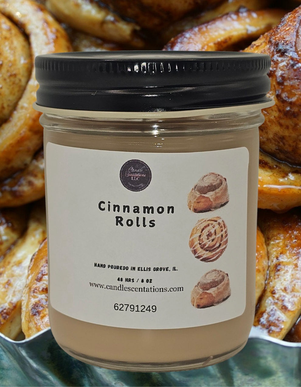 Cinnamon Rolls 8oz. Candle