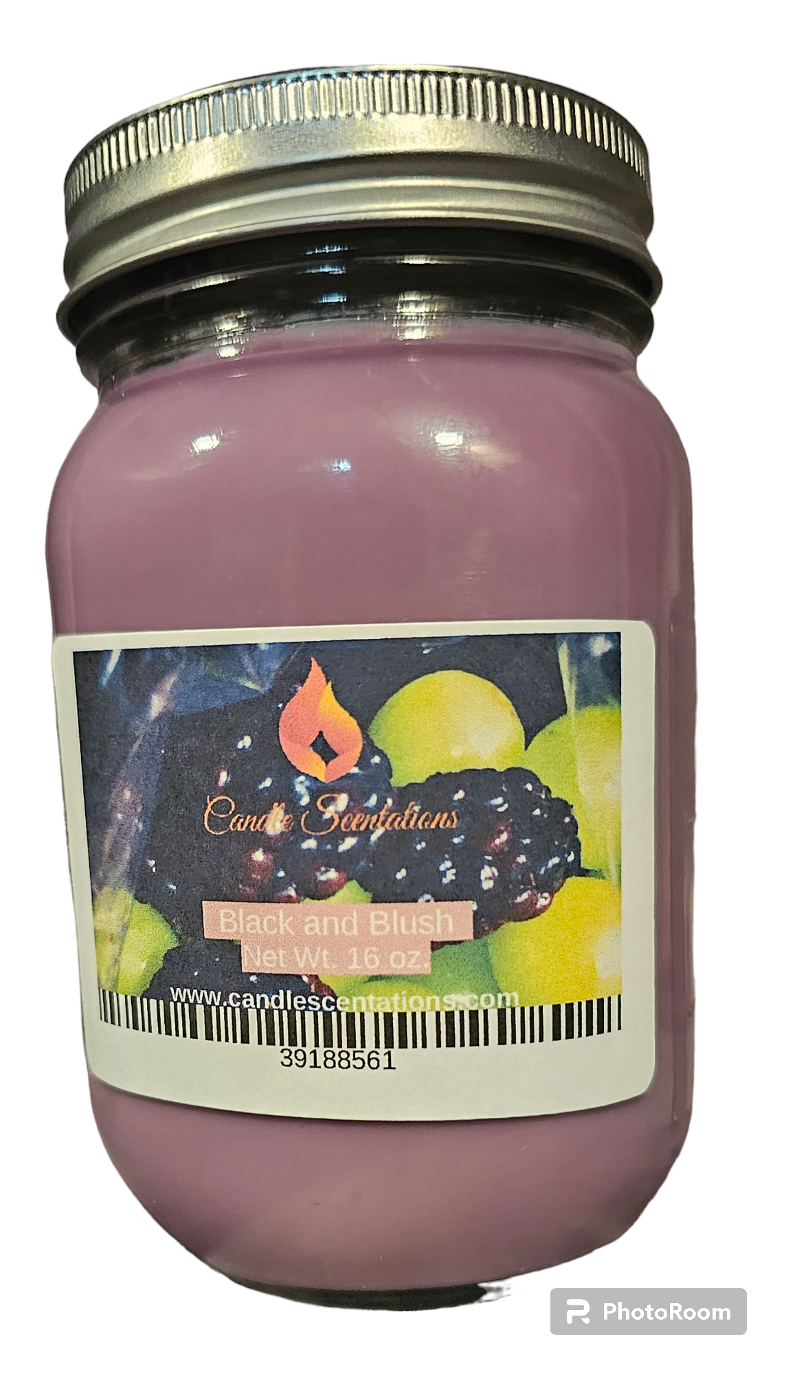 Black and Blush 16oz. Candle - Candle Scentations