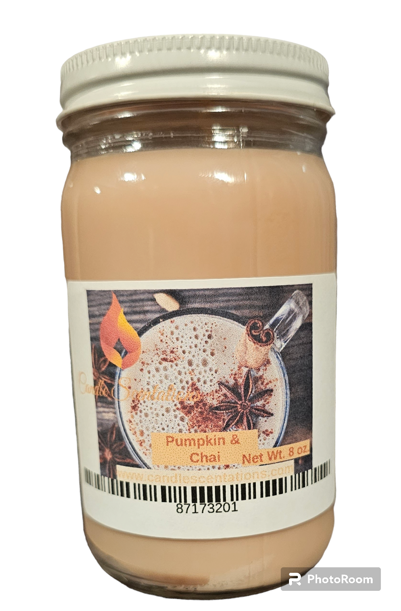 Pumpkin & Chai 8 oz. Candle - Candle Scentations