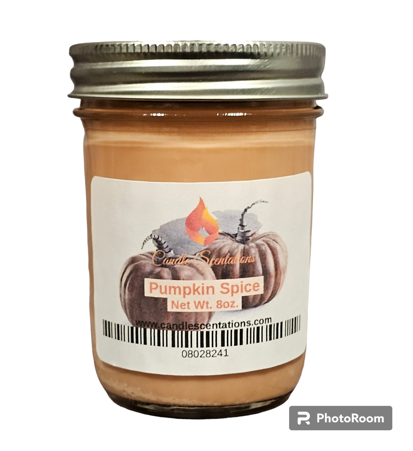 Pumpkin spice 8 oz. Candle - Candle Scentations