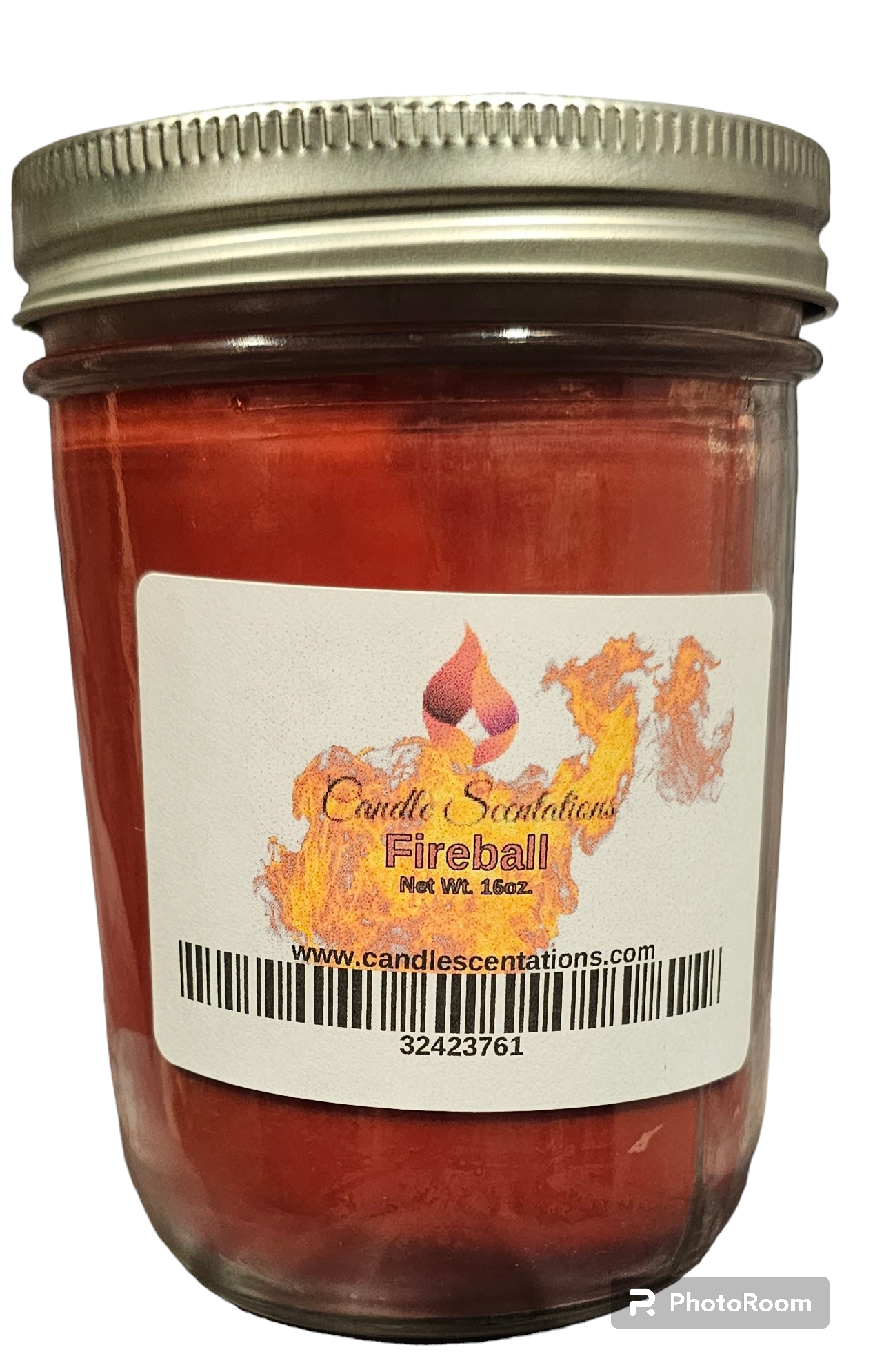 Fireball 16oz. Candle - Candle Scentations
