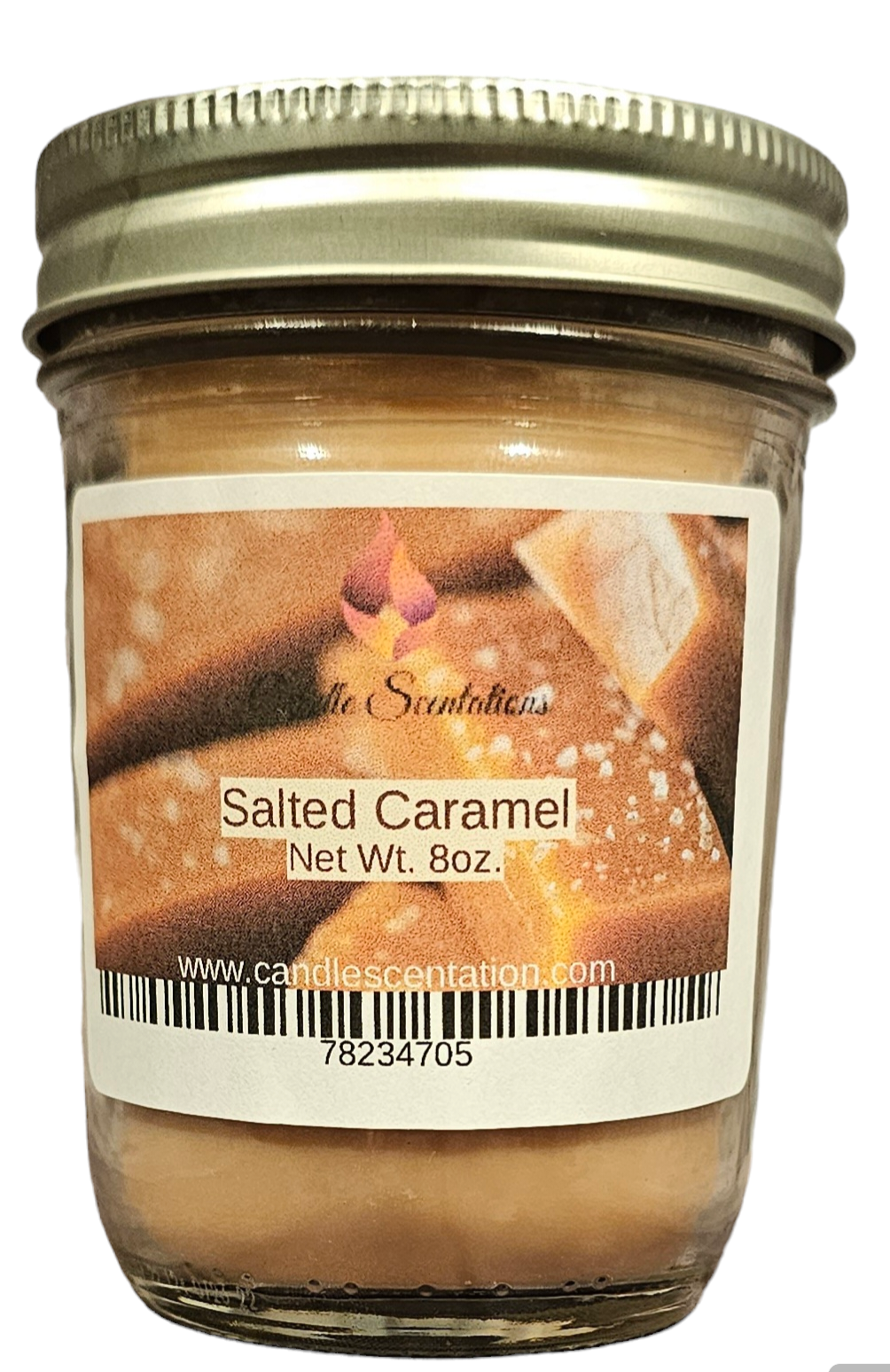 Salted Caramel 8oz. Candle - Candle Scentations