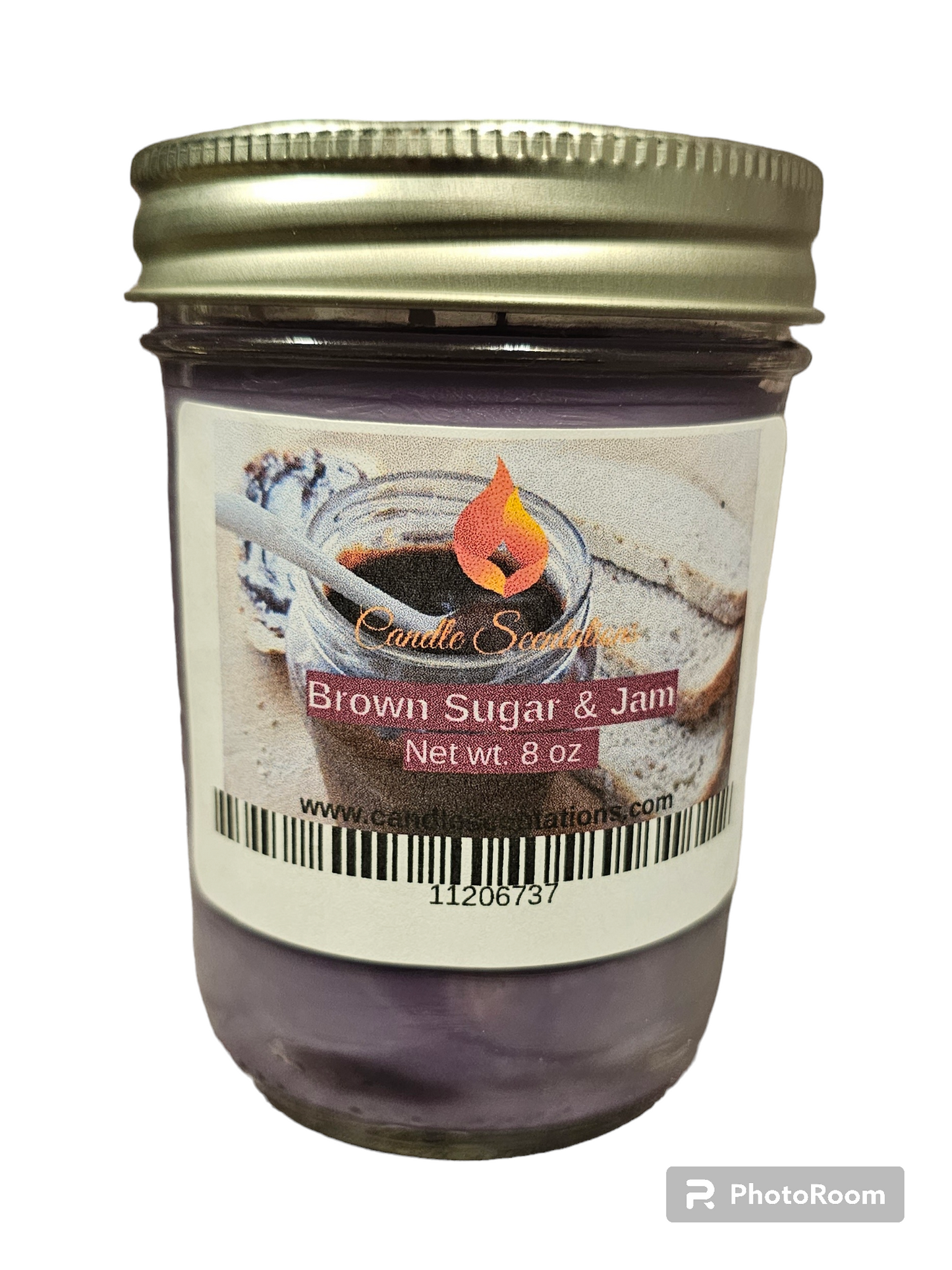 Brown Sugar & Jam 8oz. Candle - Candle Scentations