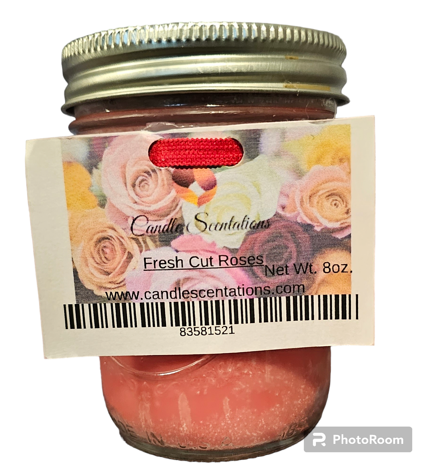 Fresh cut Roses 8oz. Candle - Candle Scentations