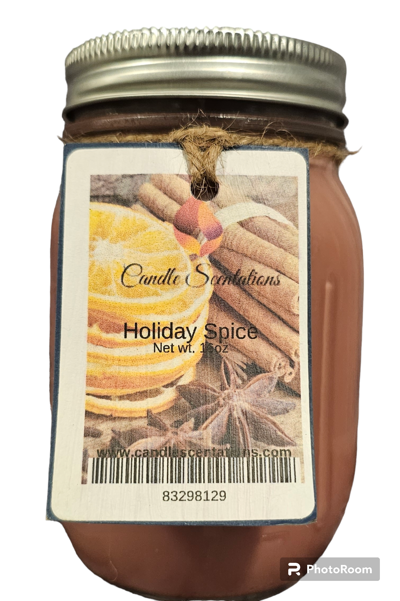 Holiday Spice 16oz. Candle - Candle Scentations