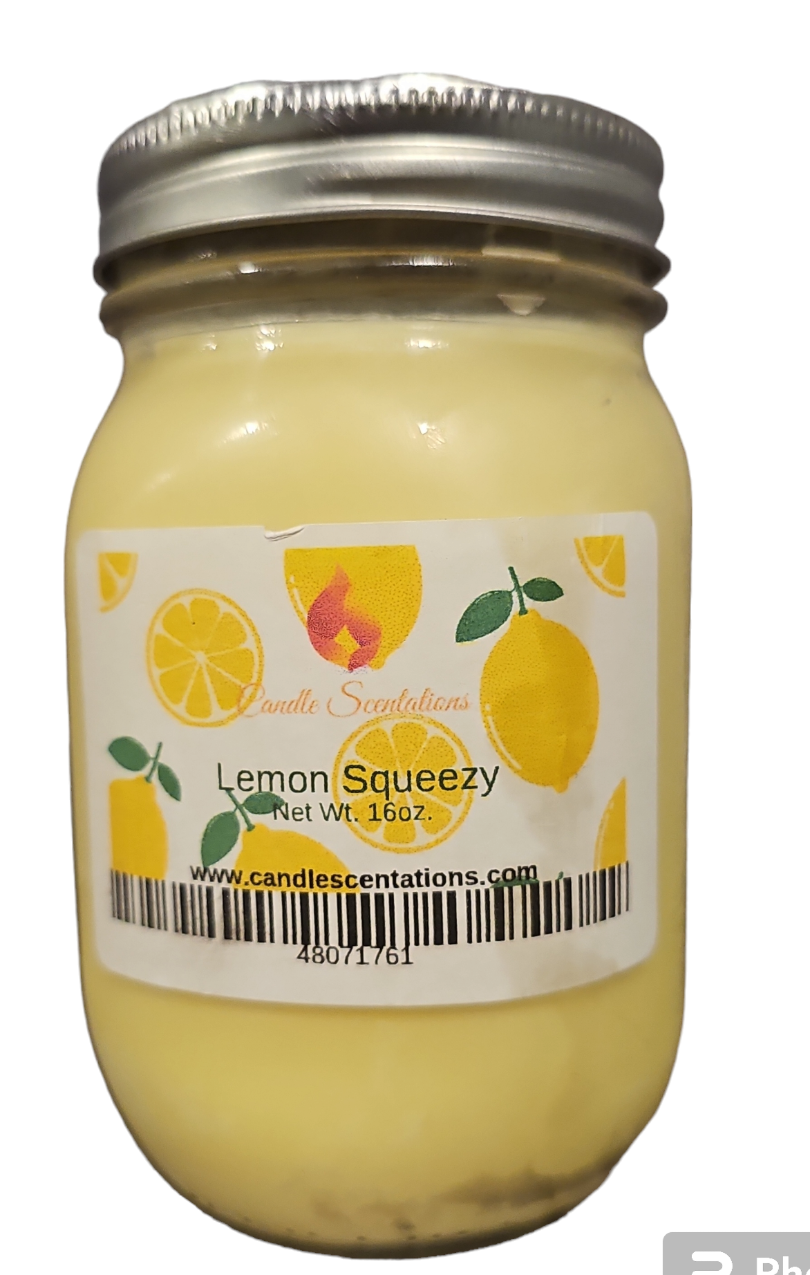Lemon Squeezy 16oz. Candle - Candle Scentations
