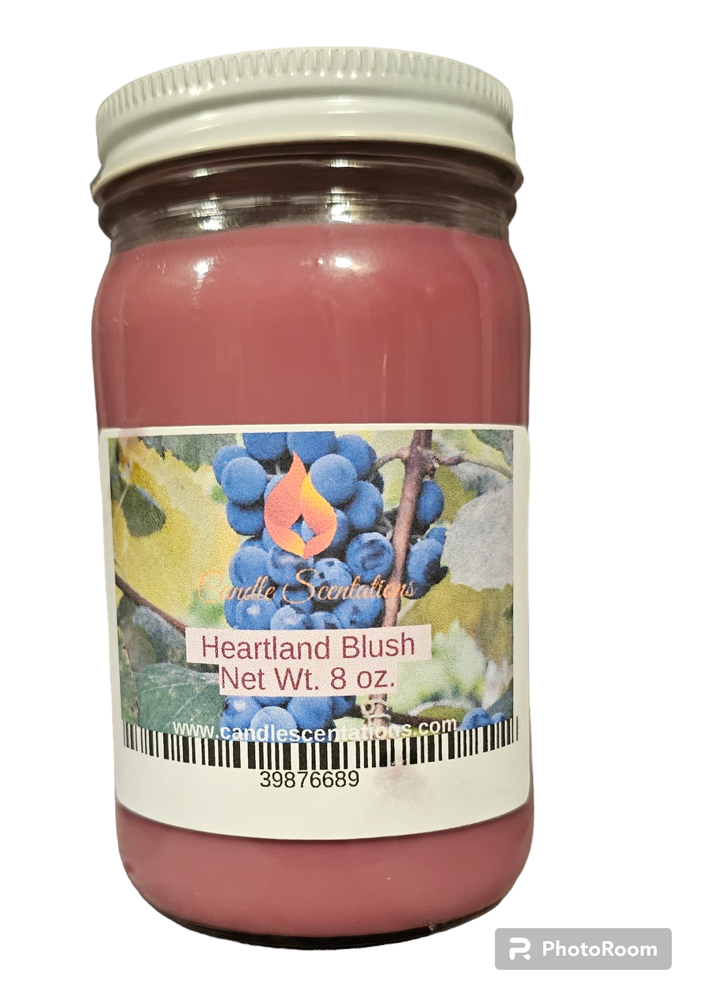 Heartland Blush 8oz. Candle - Candle Scentations