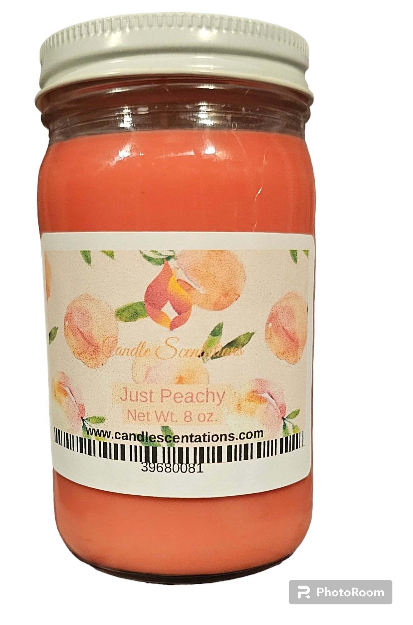 Just Peachy 8oz. Candle - Candle Scentations