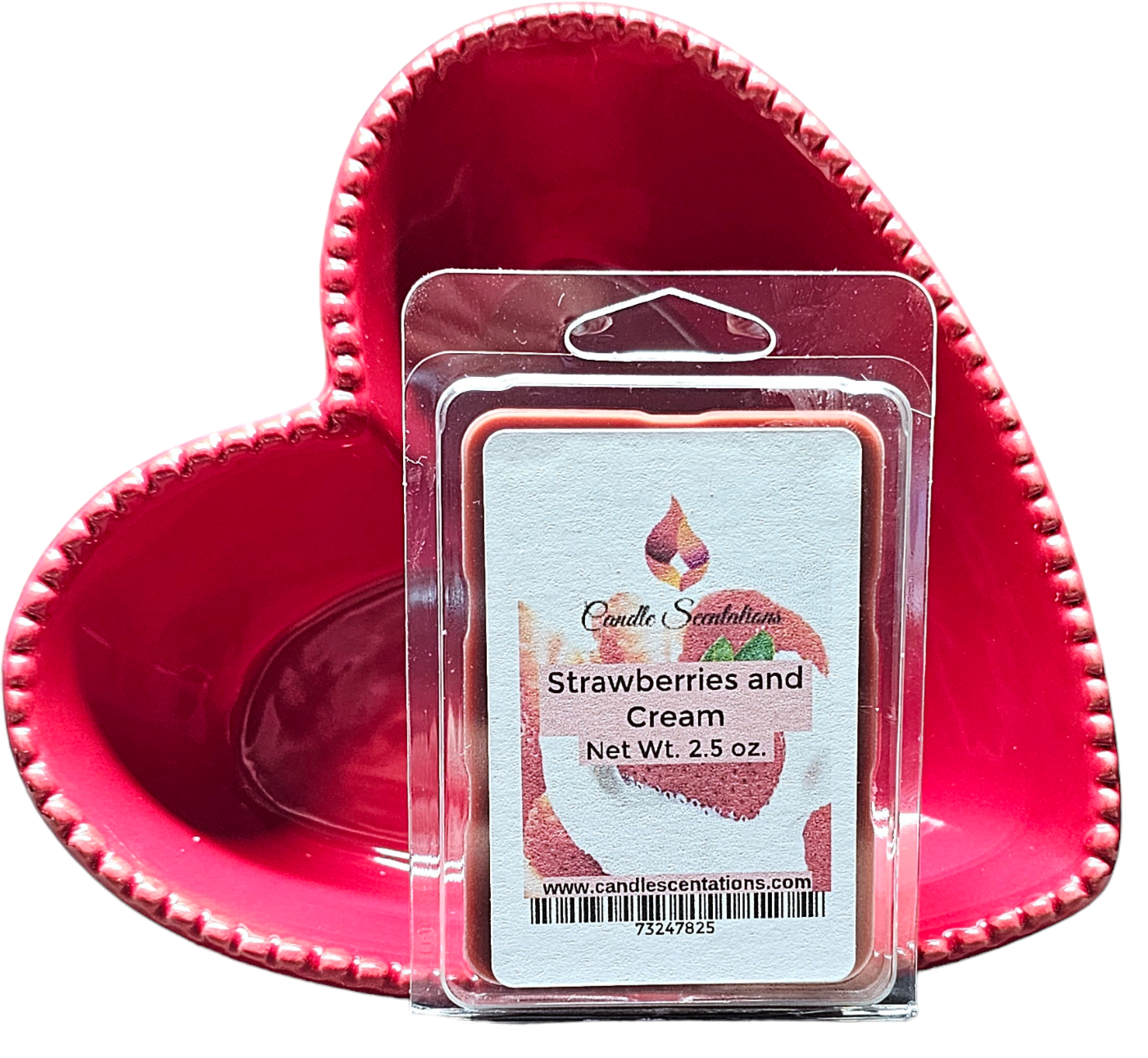 Strawberries and Cream 2.5oz. Wax Melt - Candle Scentations
