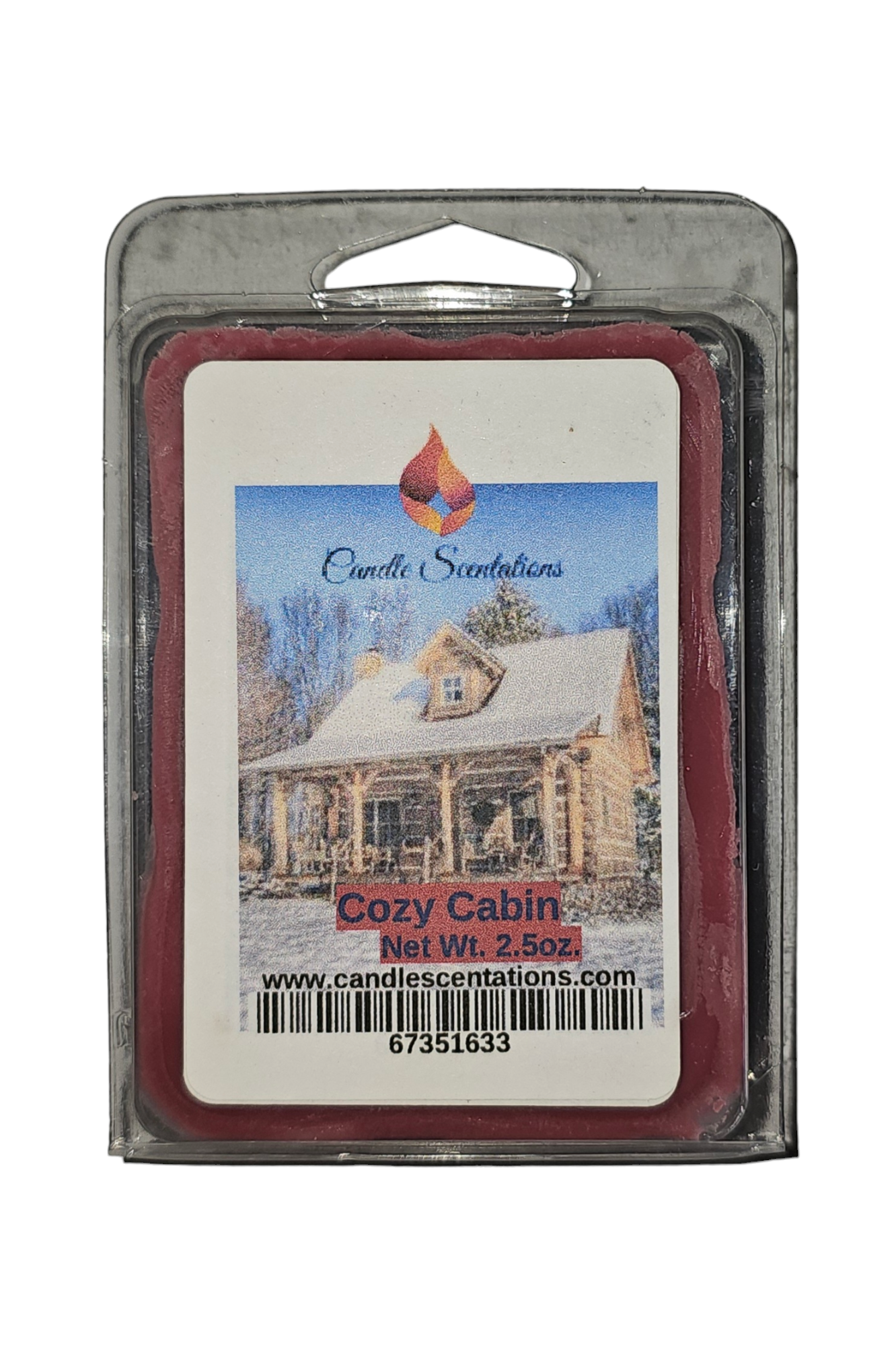 Cozy Cabin 2.5oz. Wax Melt - Candle Scentations