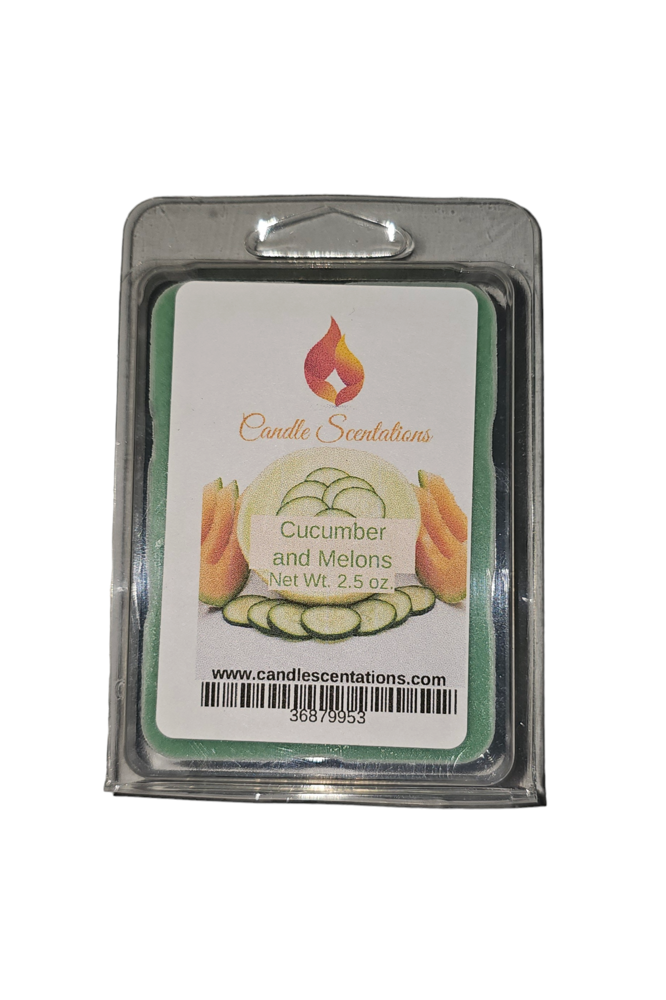 Cucumber and Melons 2.5oz. Wax Melt - Candle Scentations