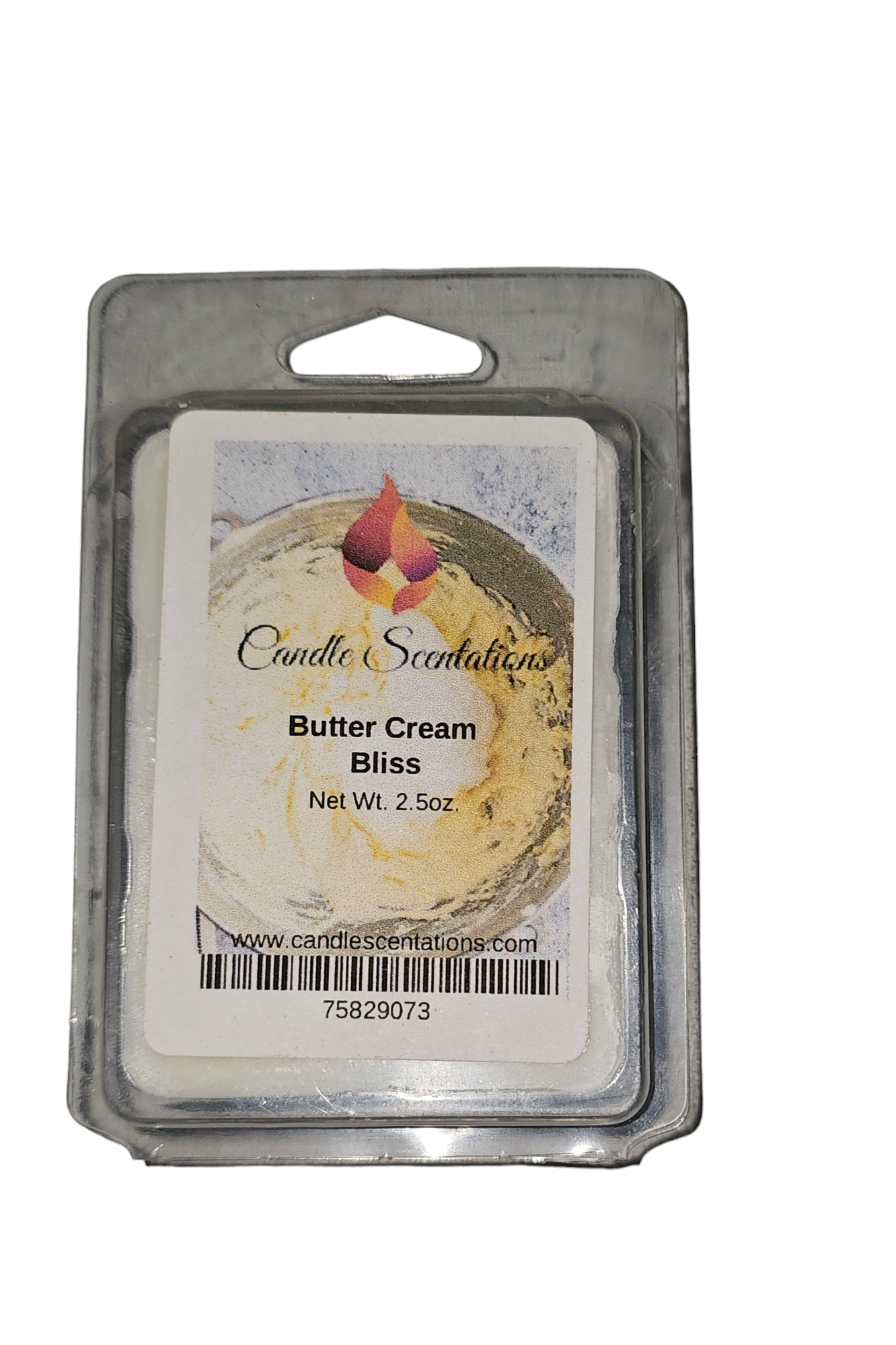 Butter Cream Bliss 2.5oz Wax Melt - Candle Scentations