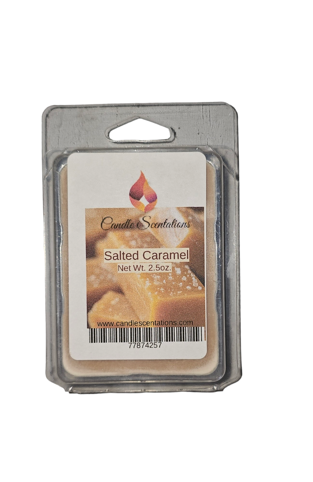 Salted Caramel 2.5oz. Wax Melt - Candle Scentations