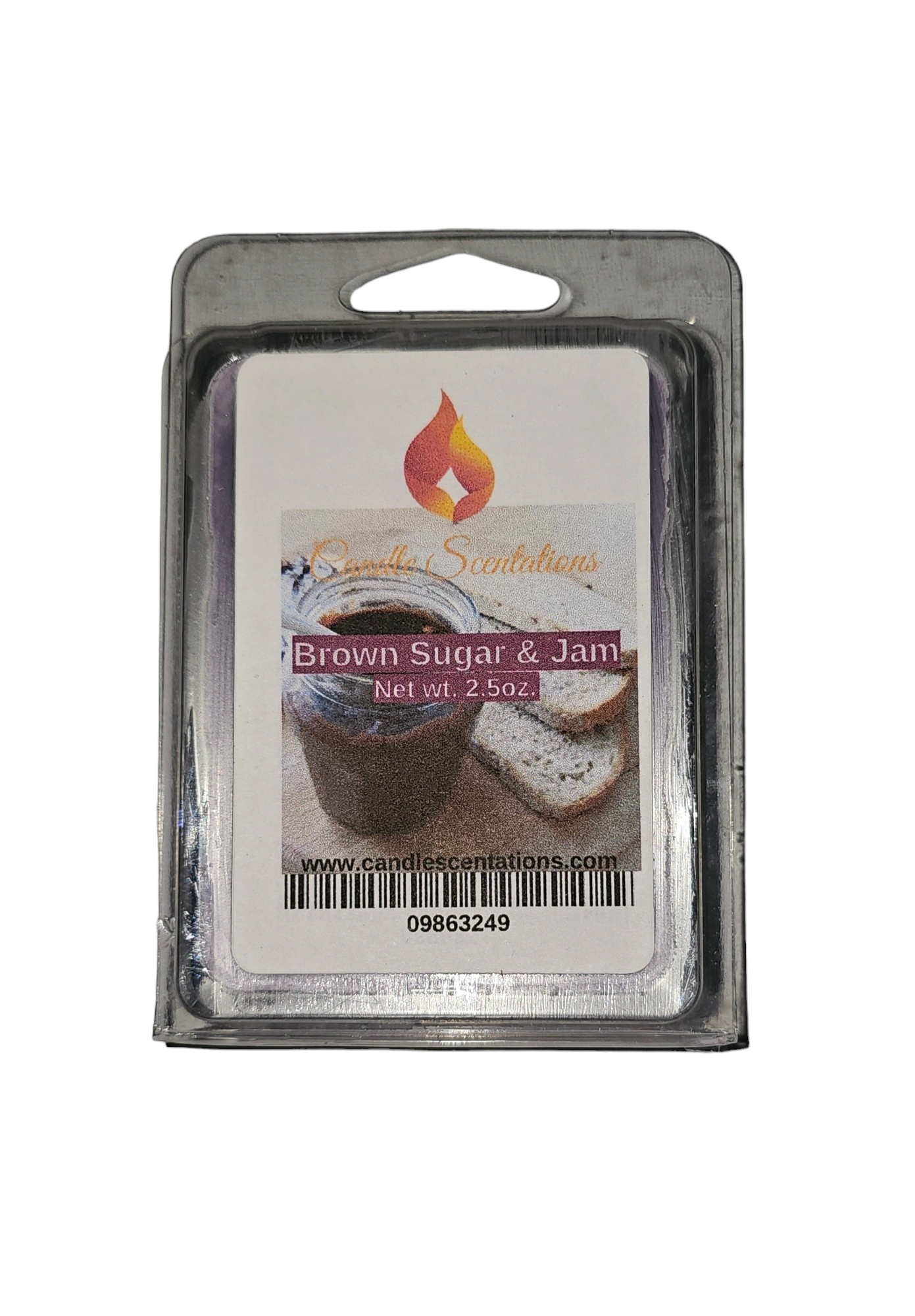 Brown Sugar & Jam 2.5 oz. Wax Melt - Candle Scentations