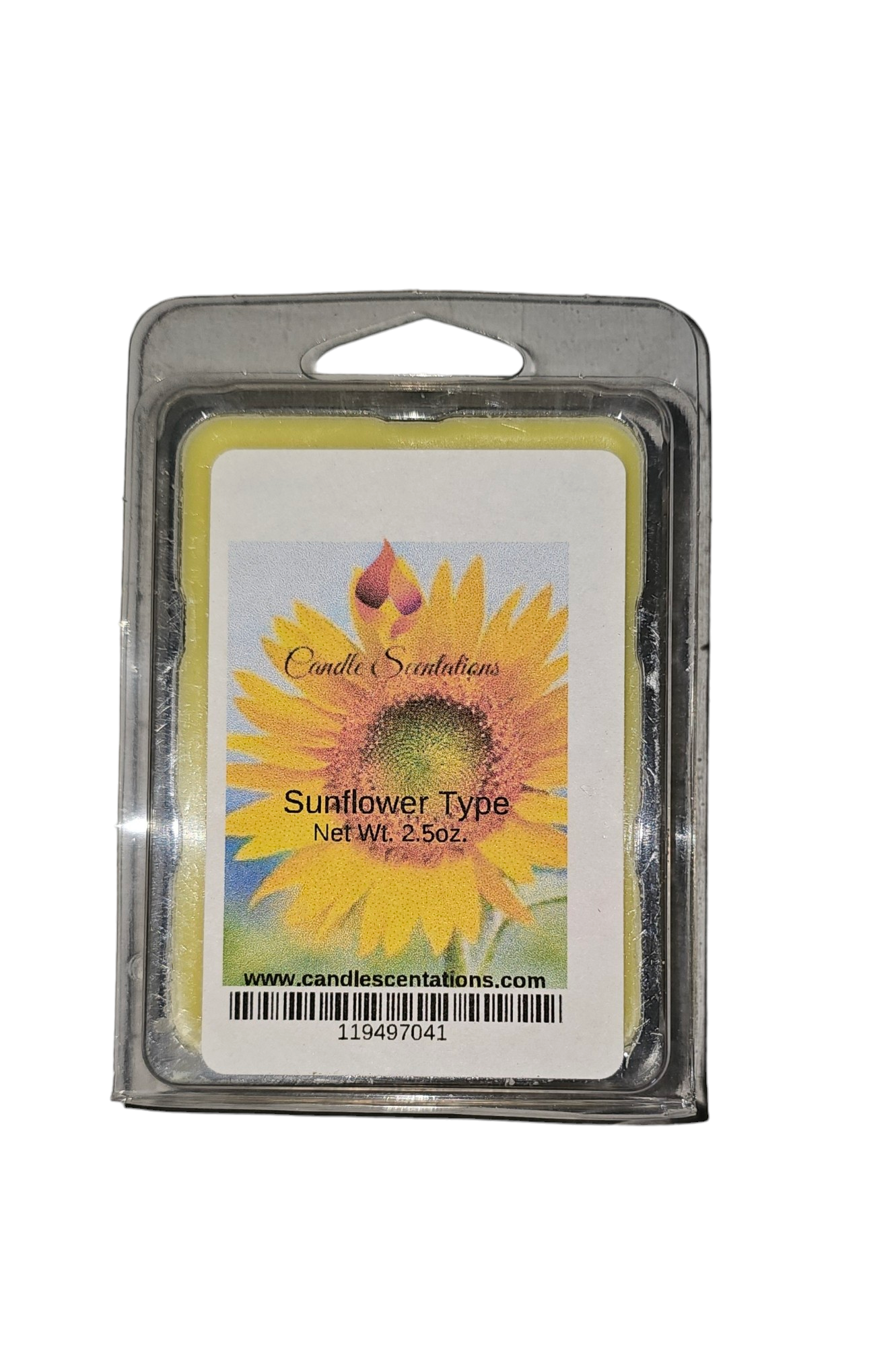 Sunflower type 2.5oz. Wax Melt - Candle Scentations