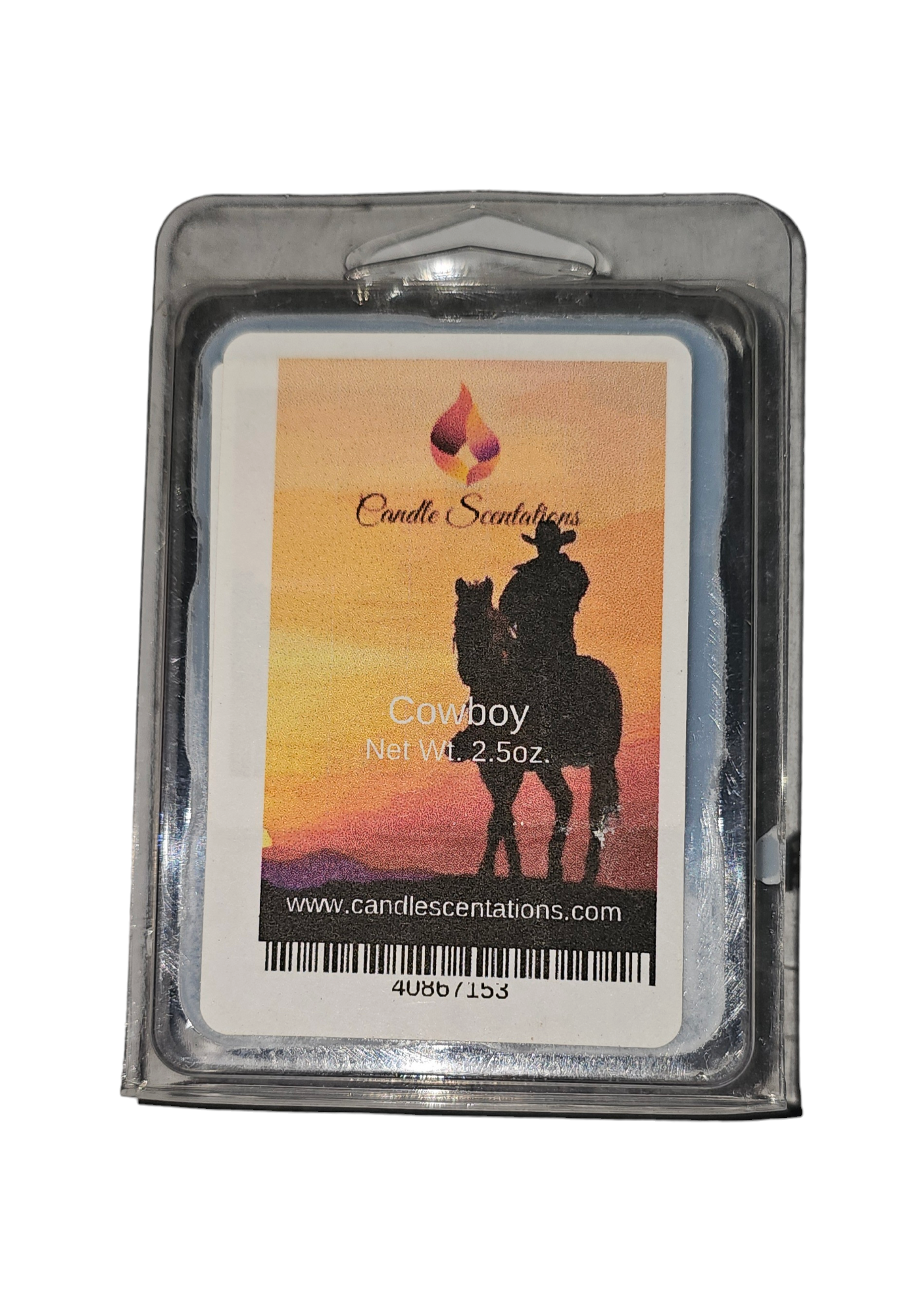 Cowboy 2.5oz Wax Melt - Candle Scentations