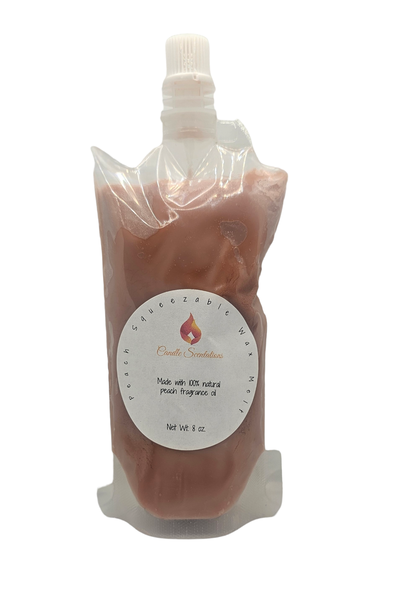 Peach Squeezable Wax Melt 8 oz. - Candle Scentations