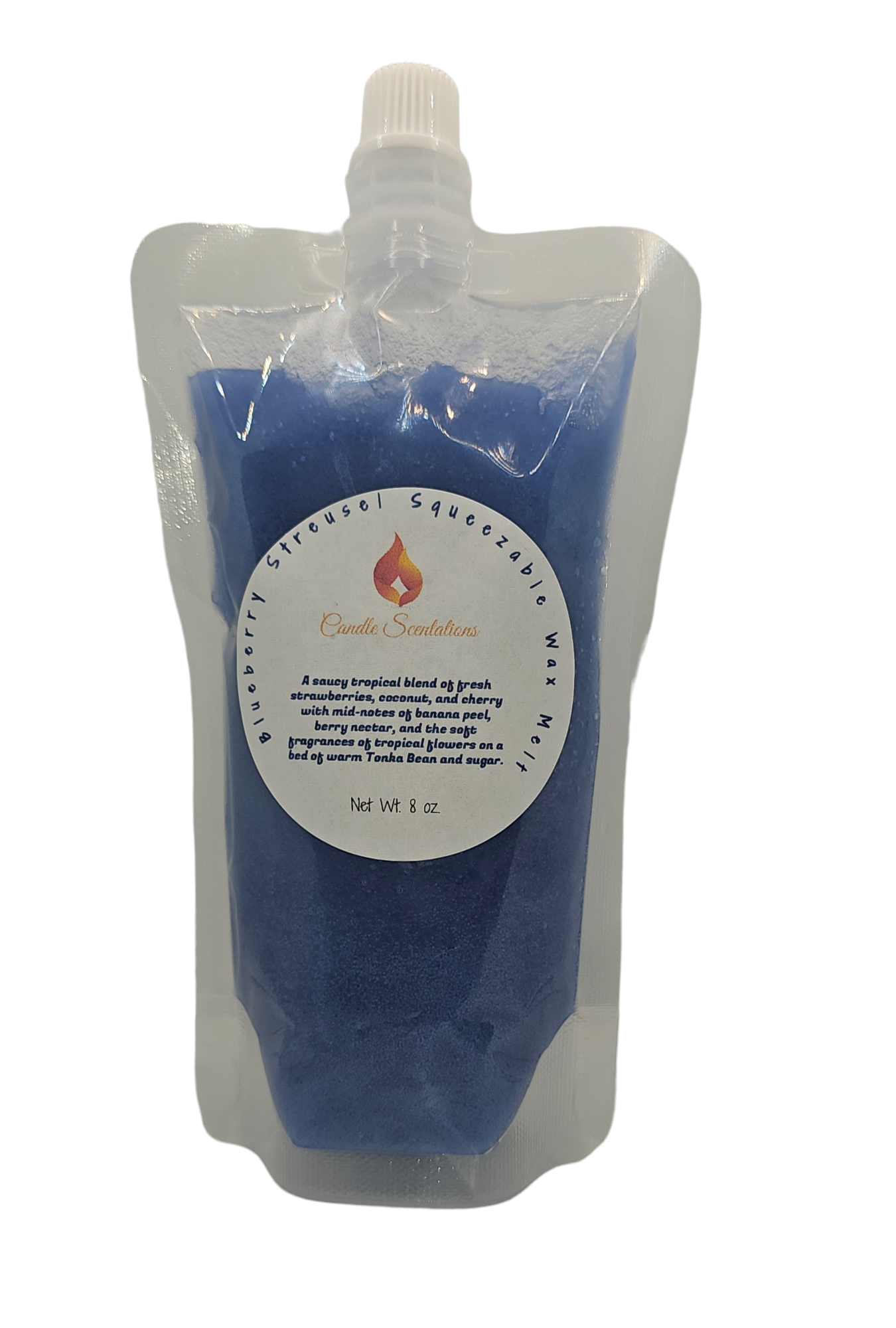 Blueberry Streusel Squeezable Wax Melt 8 oz. - Candle Scentations