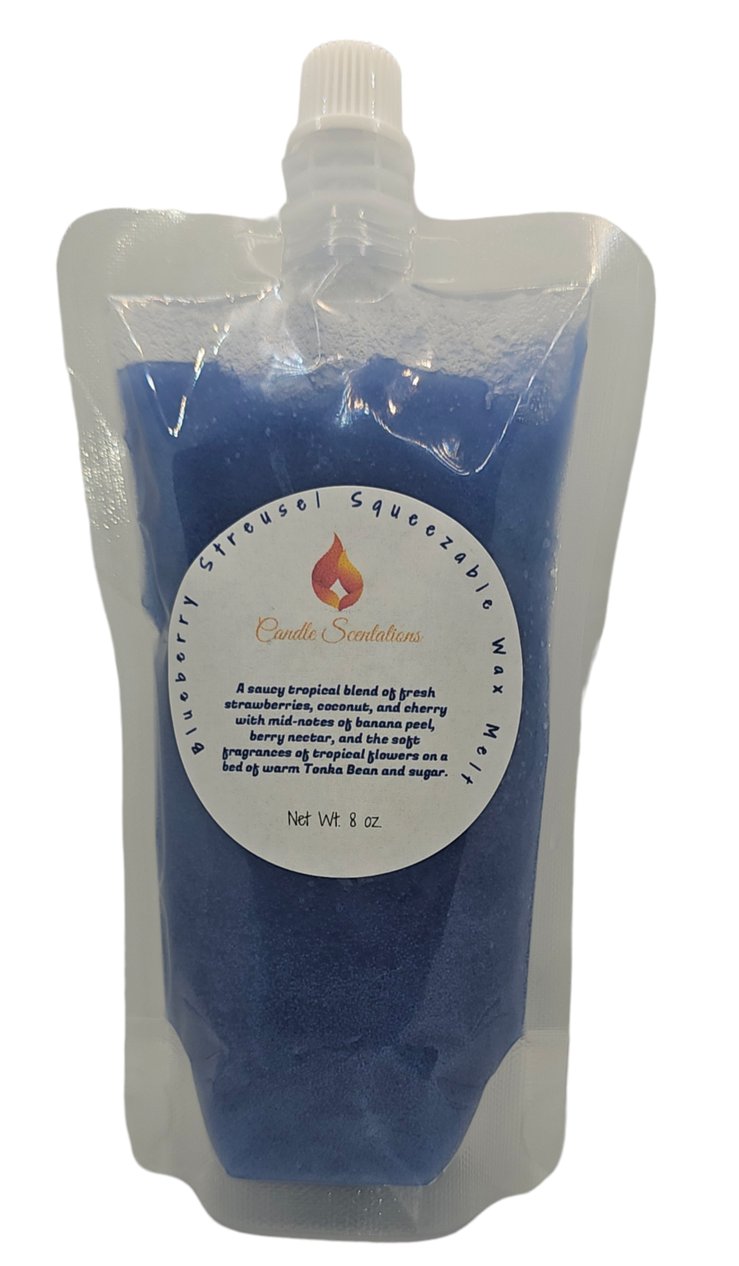 Blueberry Streusel Squeezable Wax Melt 8 oz. - Candle Scentations