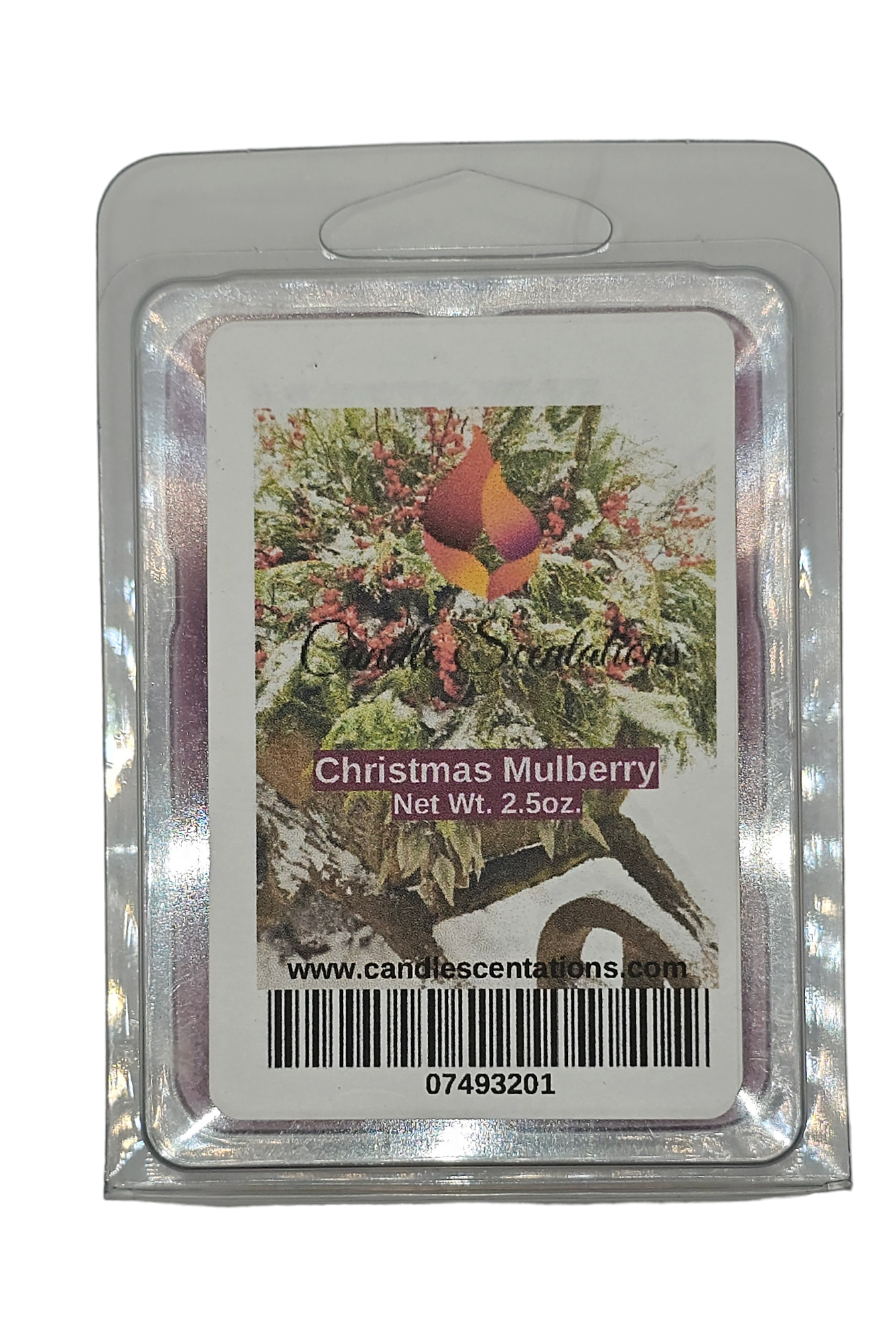 Christmas Mulberry 2.5oz. Wax Melt - Candle Scentations