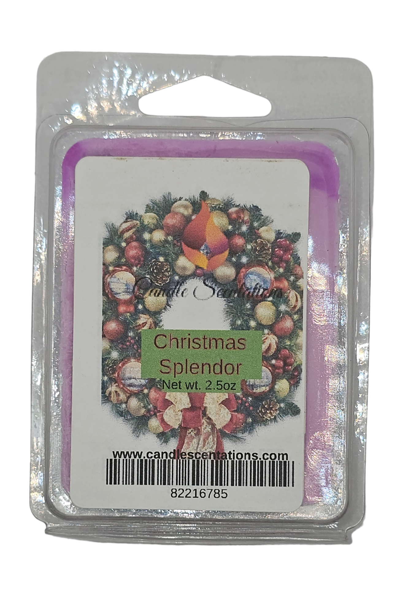 Christmas Splendor 2.5oz Wax Melt - Candle Scentations