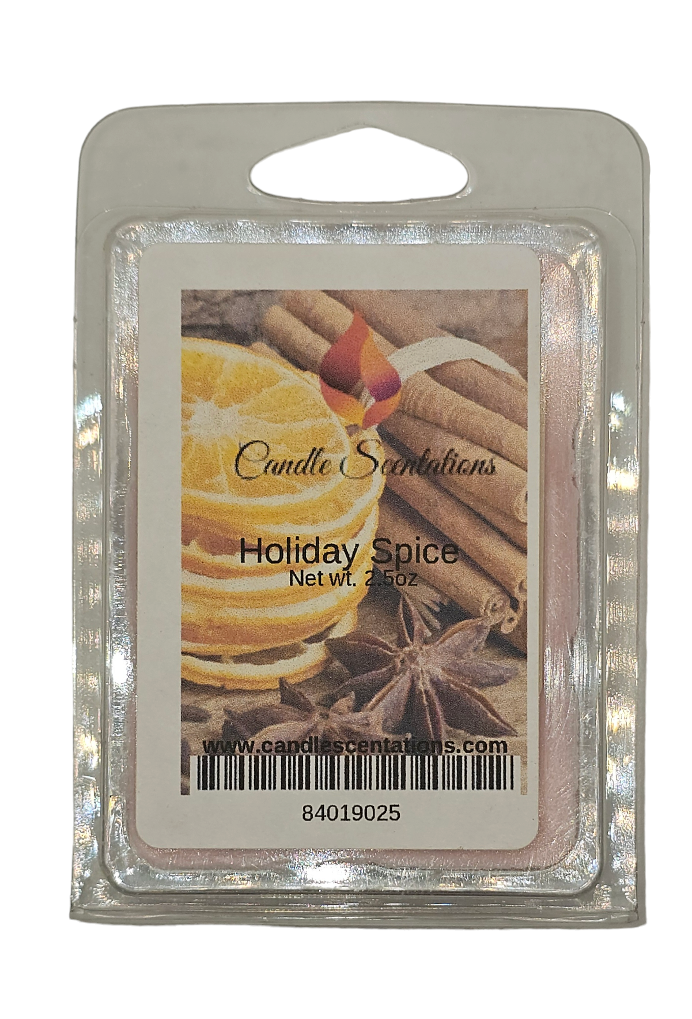Holiday Spice 2.5oz. Wax Melt - Candle Scentations
