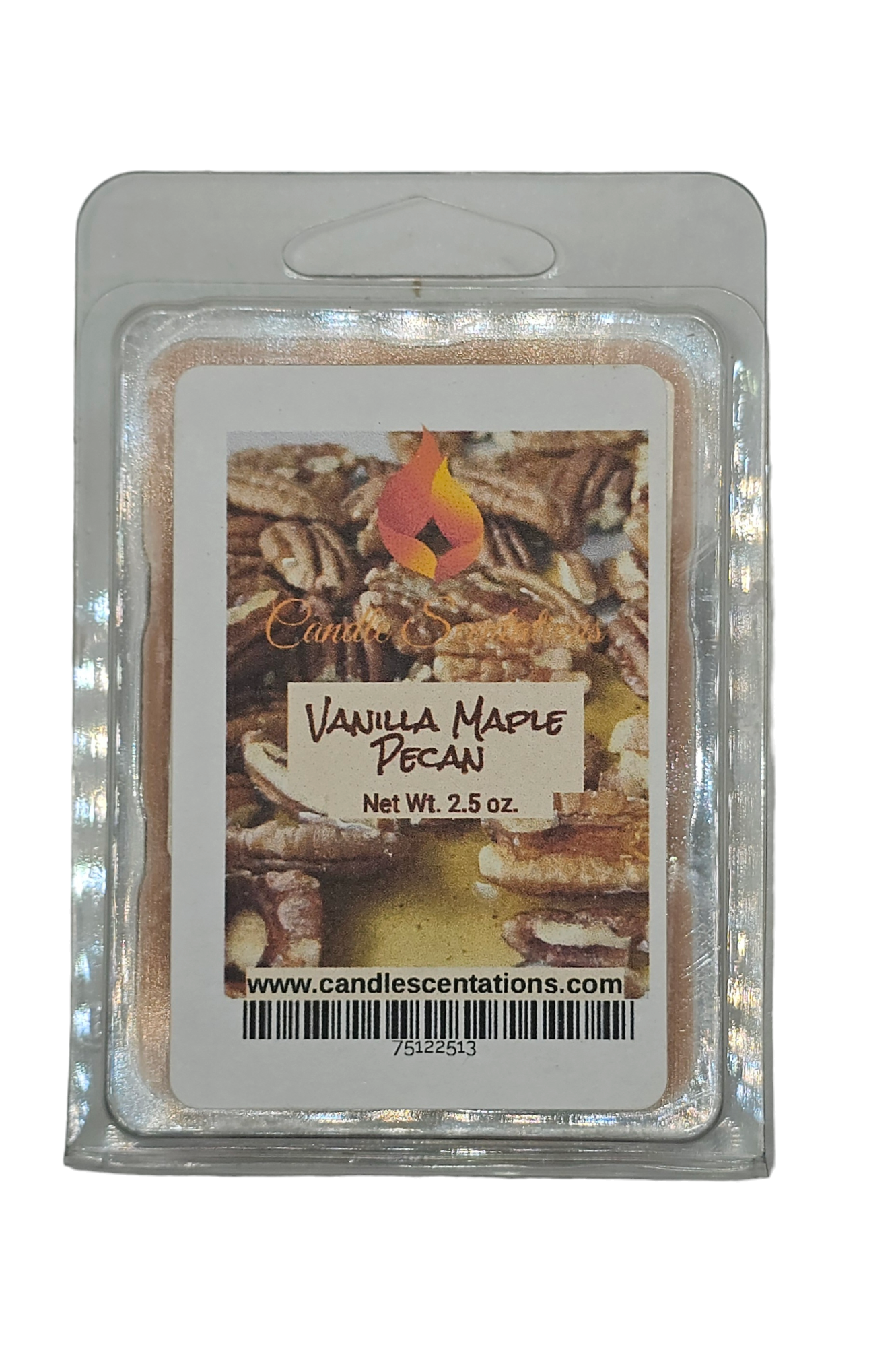 Vanilla Maple Pecan 2.5oz. Wax Melt - Candle Scentations