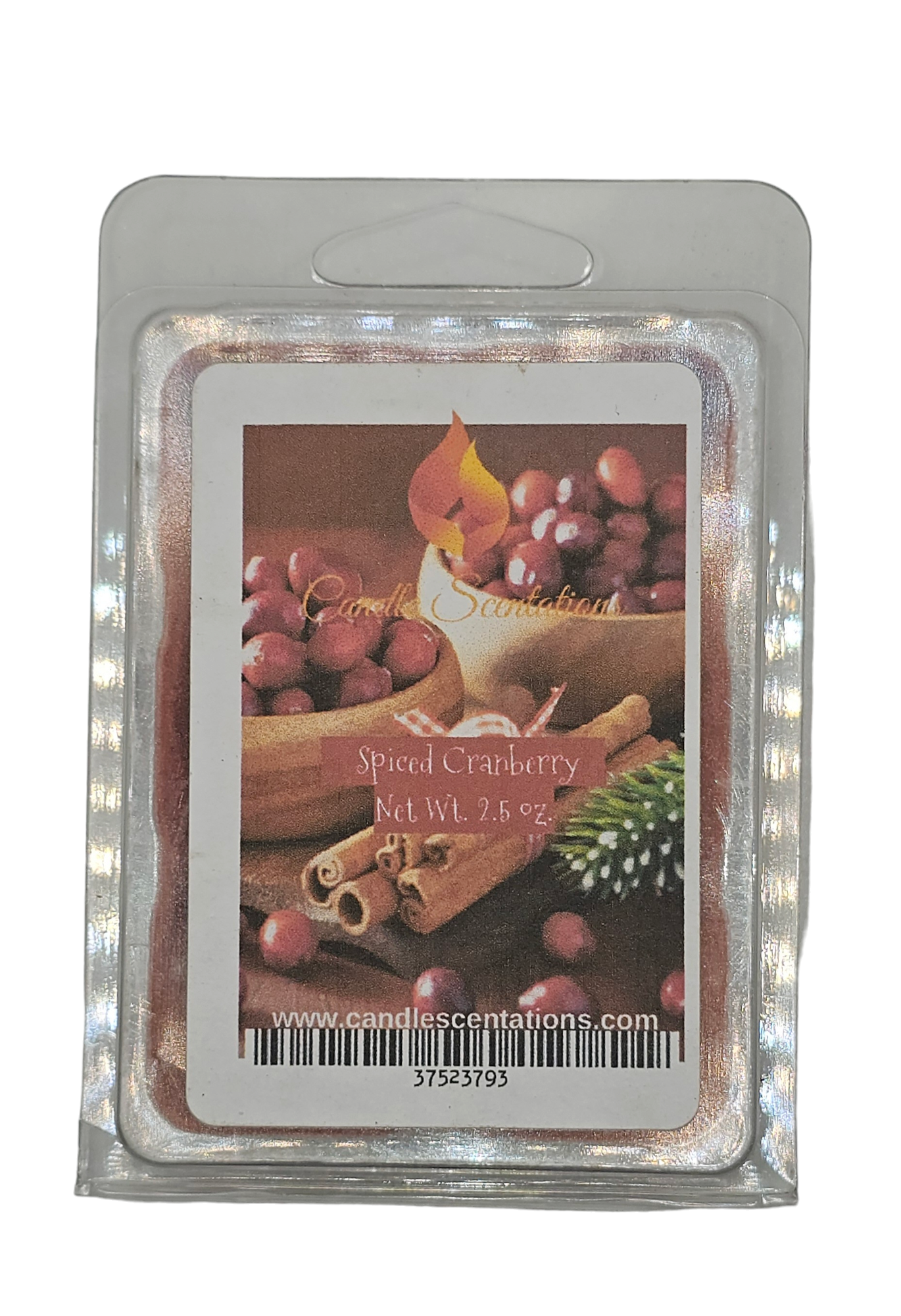 Spiced Cranberry 2.5 oz. Wax Melt - Candle Scentations