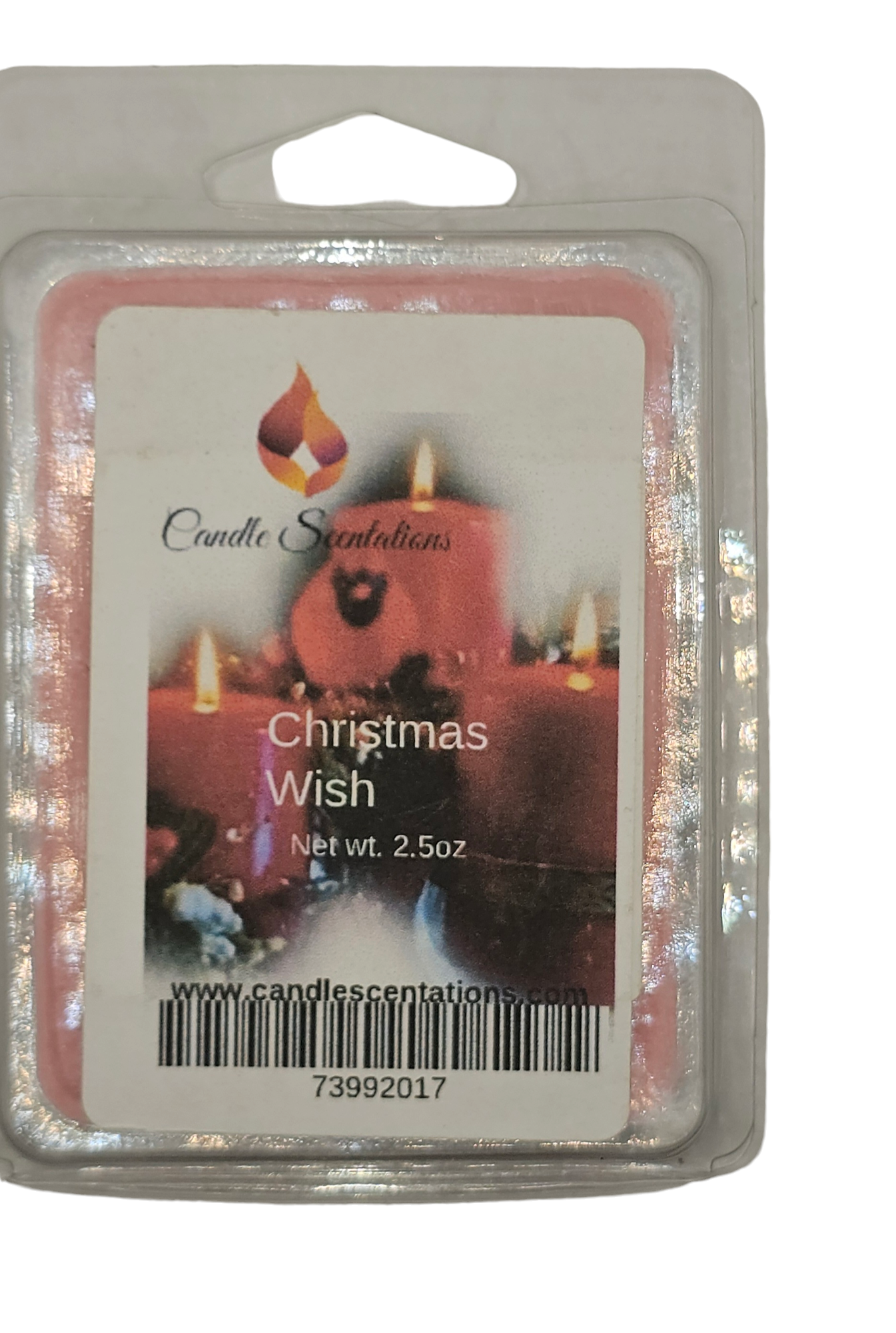 Christmas Wish 2.5oz Wax Melt - Candle Scentations