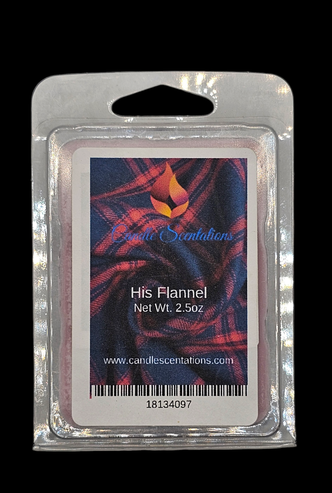 His Flannel 2.5oz. Wax Melt - Candle Scentations
