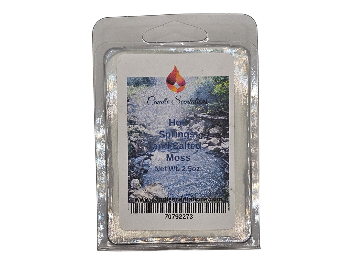 Hot Springs and Salted Moss(type) 2.5oz.Wax Melt - Candle Scentations