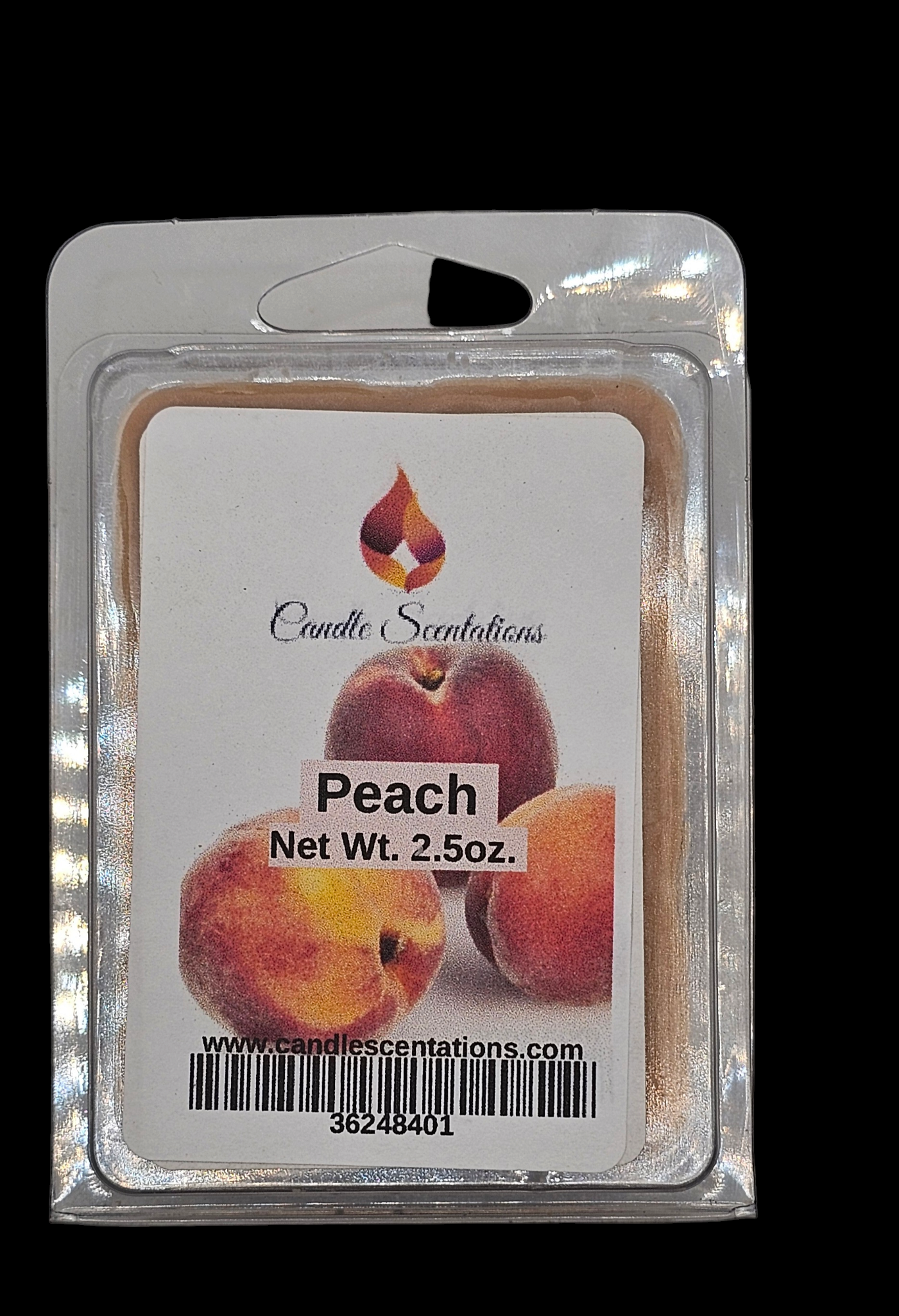 Peach 2.5oz. Wax Melt - Candle Scentations
