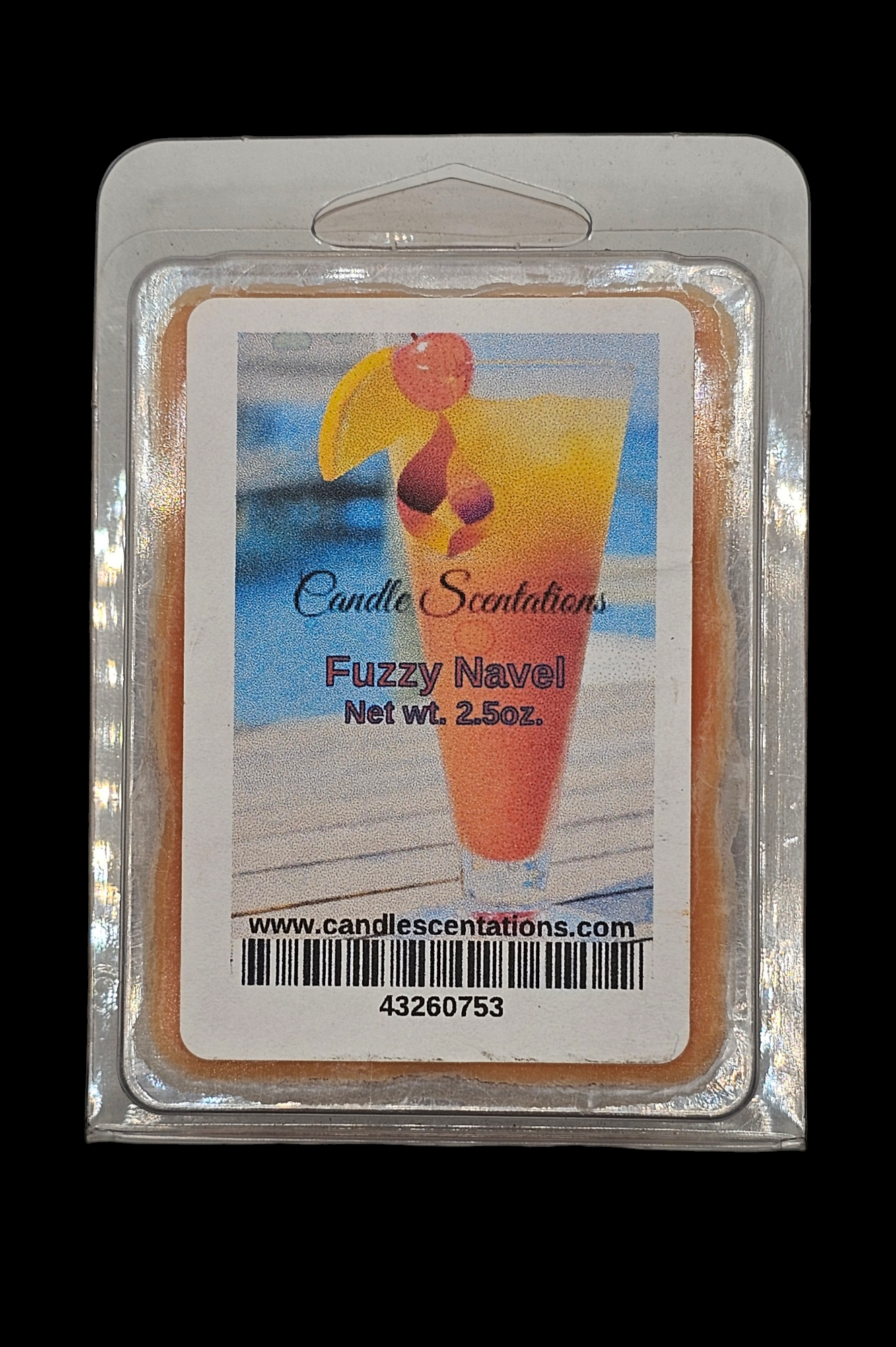 Fuzzy Navel 2.5oz. Wax Melt - Candle Scentations